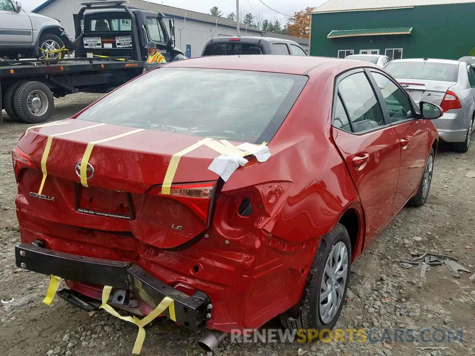 4 Photograph of a damaged car 2T1BURHE2KC189423 TOYOTA COROLLA 2019