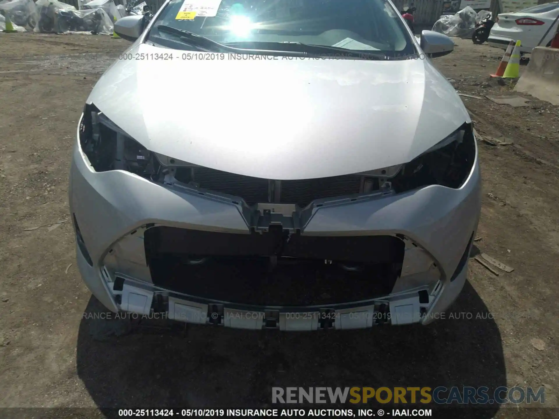 6 Photograph of a damaged car 2T1BURHE2KC189437 TOYOTA COROLLA 2019