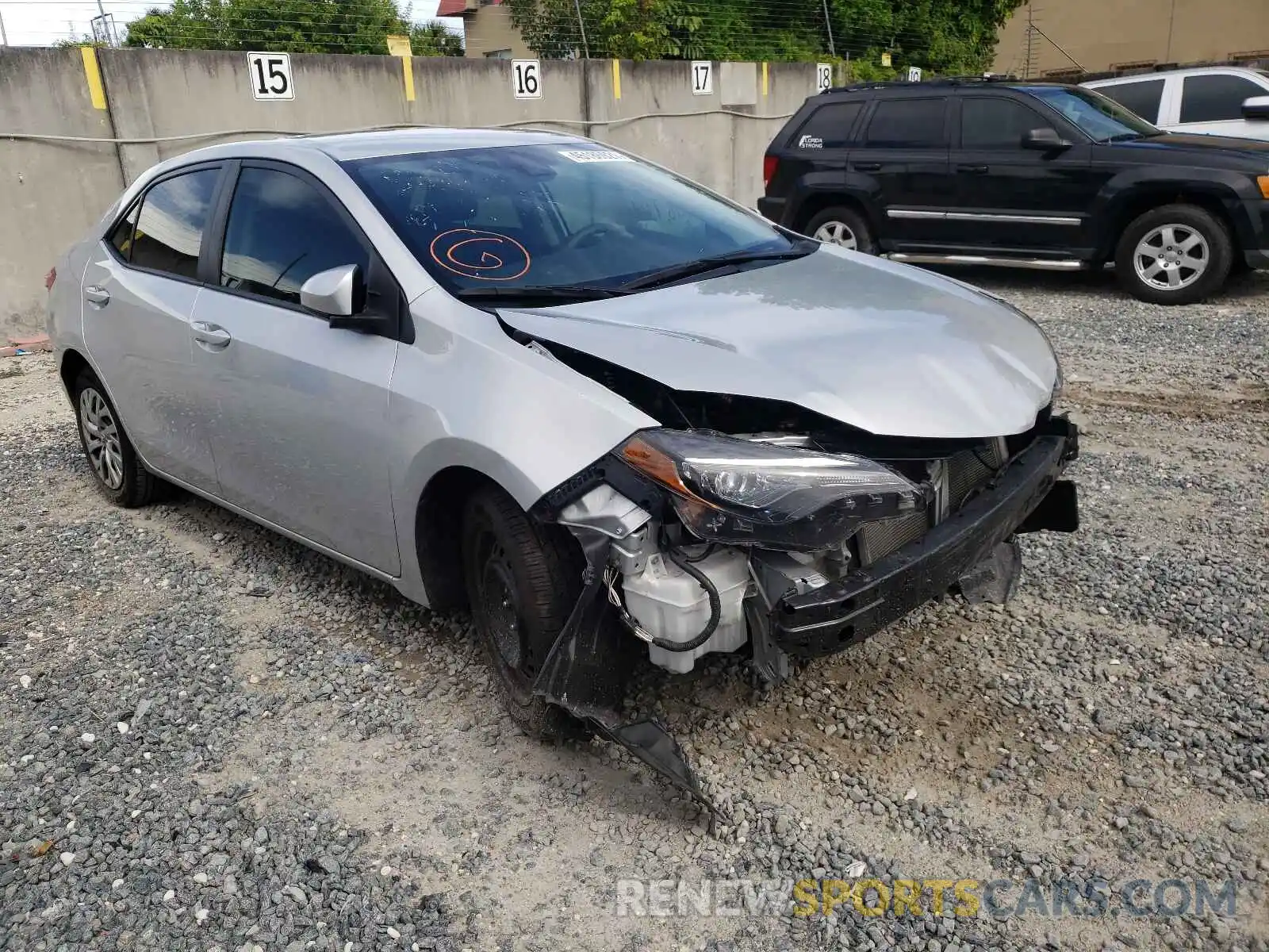1 Фотография поврежденного автомобиля 2T1BURHE2KC189728 TOYOTA COROLLA 2019