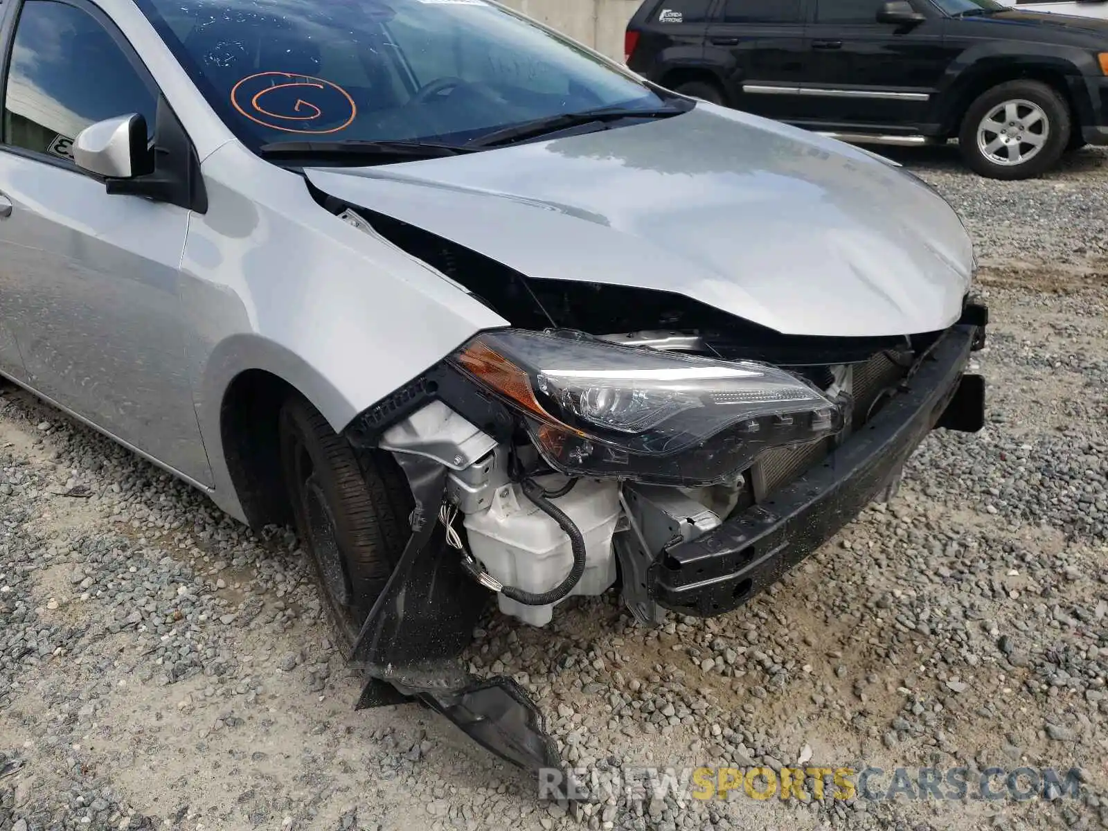 9 Фотография поврежденного автомобиля 2T1BURHE2KC189728 TOYOTA COROLLA 2019