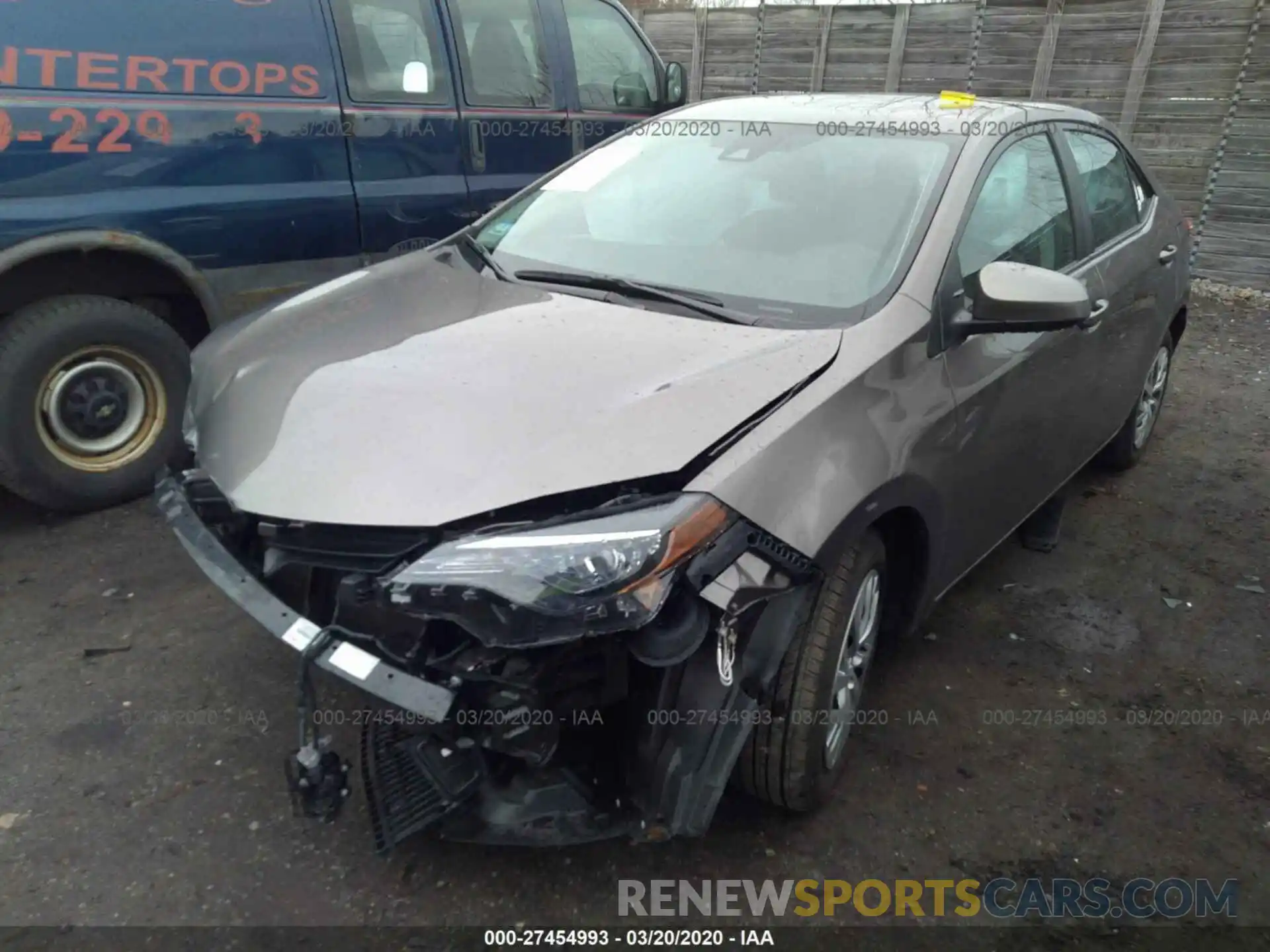 2 Photograph of a damaged car 2T1BURHE2KC190118 TOYOTA COROLLA 2019