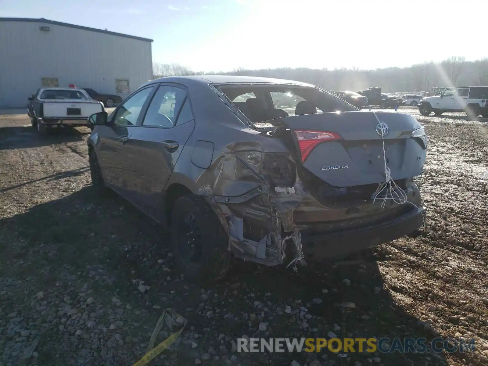 3 Photograph of a damaged car 2T1BURHE2KC190605 TOYOTA COROLLA 2019