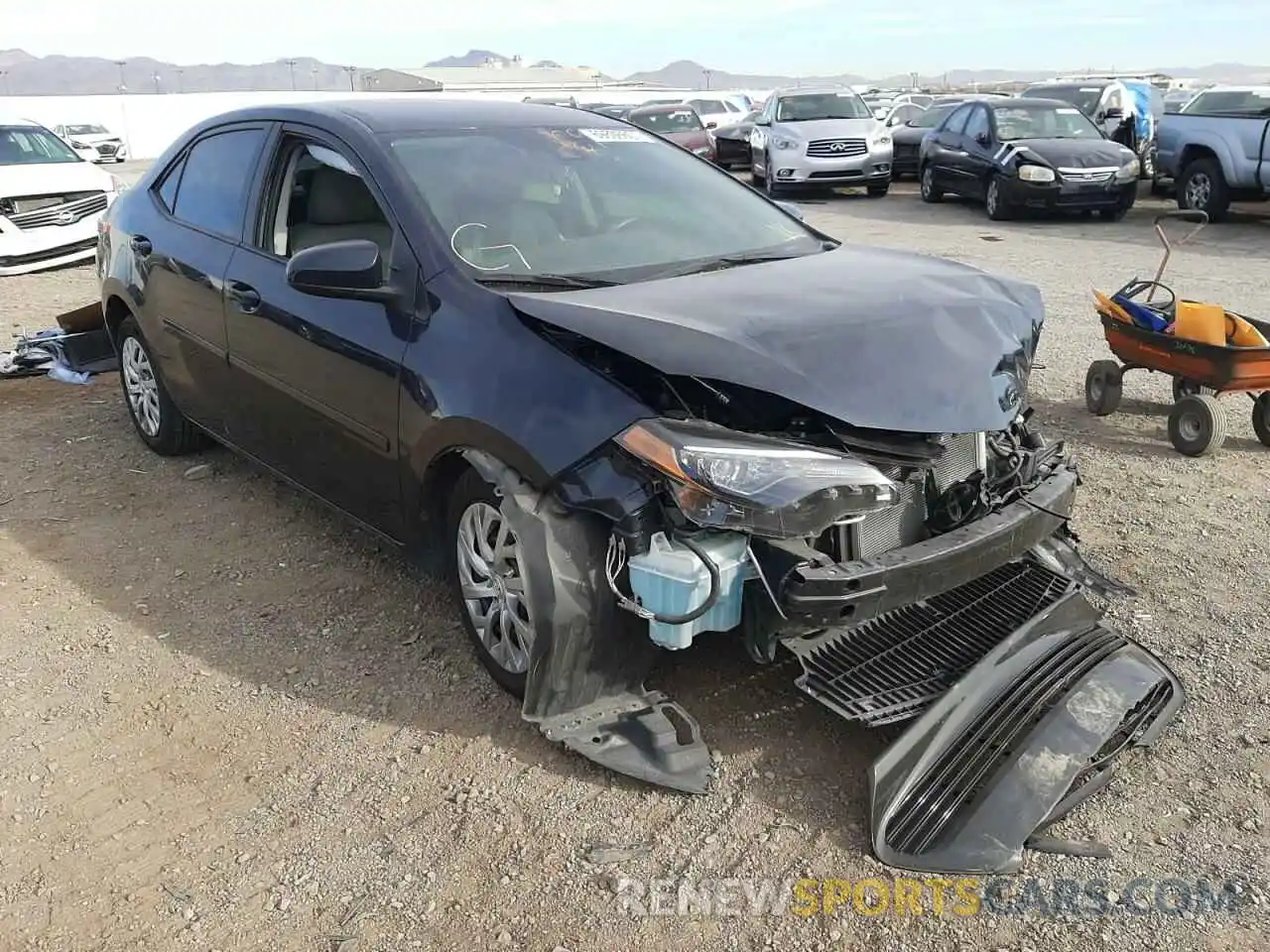 1 Photograph of a damaged car 2T1BURHE2KC191124 TOYOTA COROLLA 2019