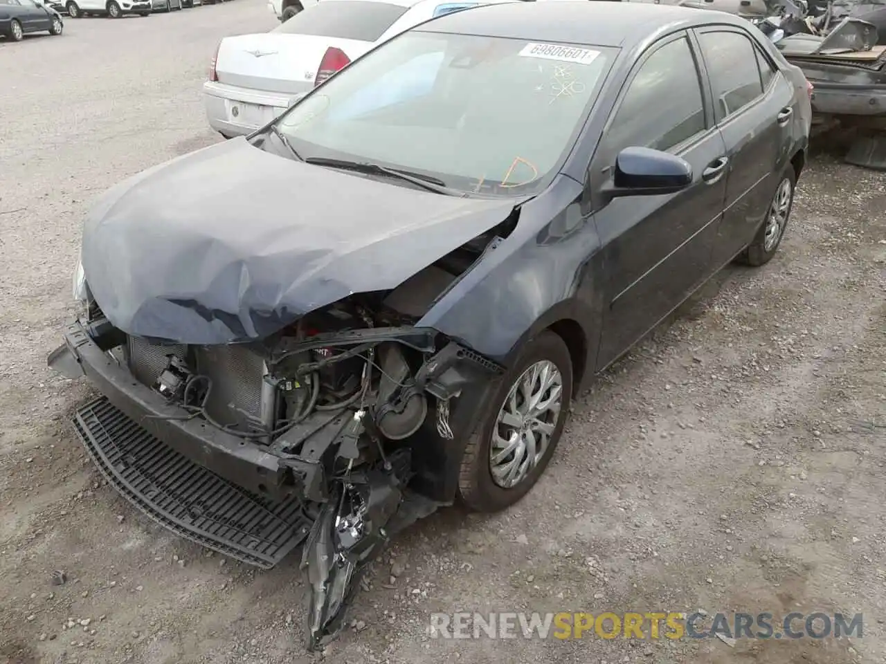 2 Photograph of a damaged car 2T1BURHE2KC191124 TOYOTA COROLLA 2019