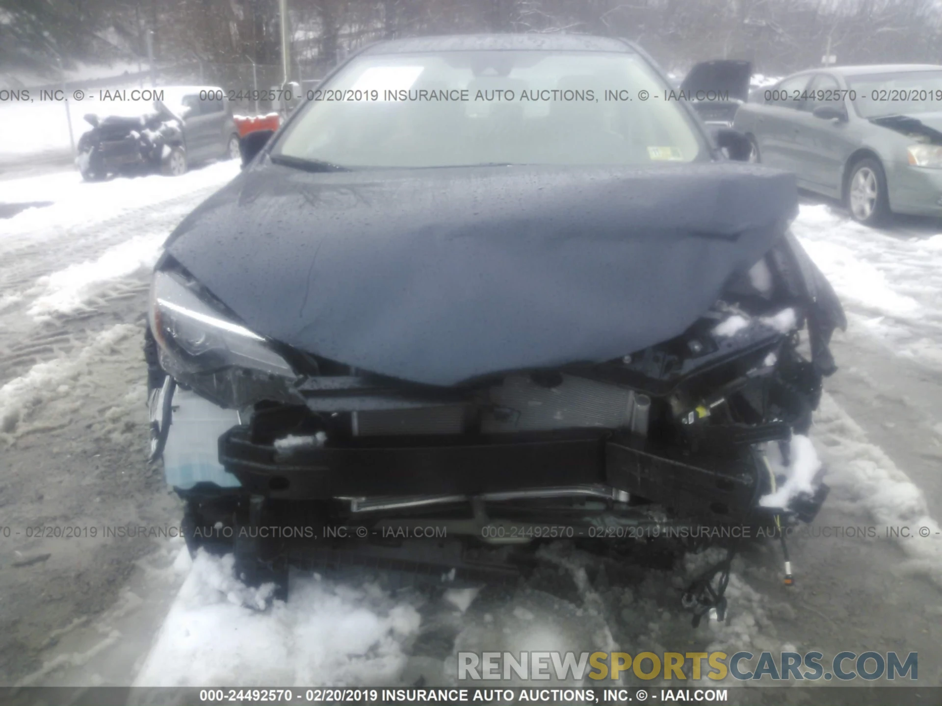 6 Photograph of a damaged car 2T1BURHE2KC191477 TOYOTA COROLLA 2019