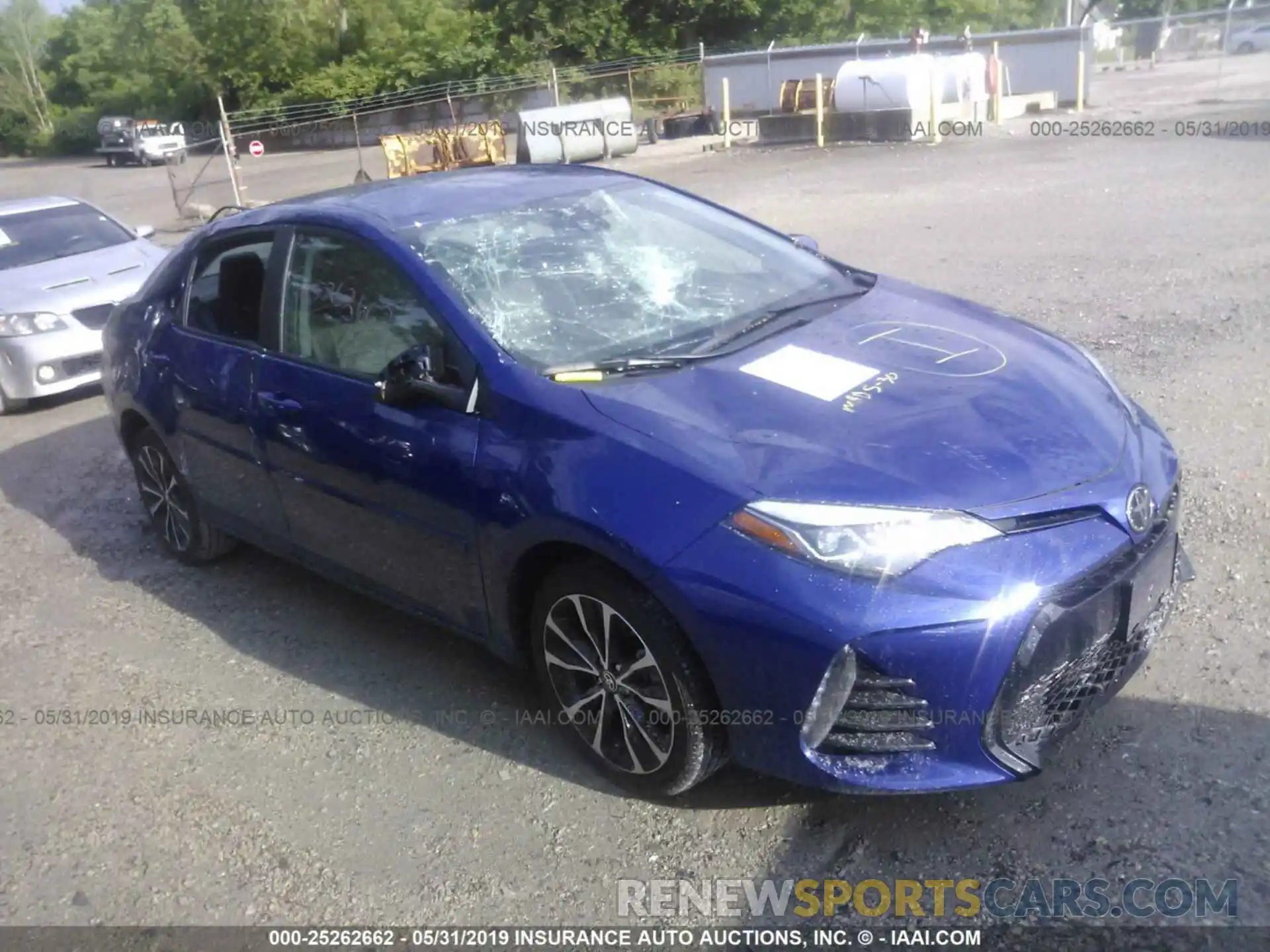 1 Photograph of a damaged car 2T1BURHE2KC191723 TOYOTA COROLLA 2019