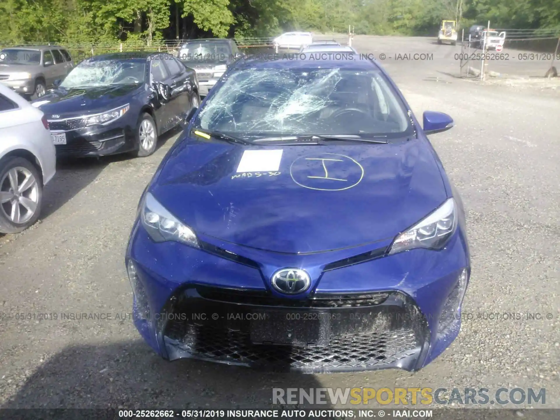 6 Photograph of a damaged car 2T1BURHE2KC191723 TOYOTA COROLLA 2019