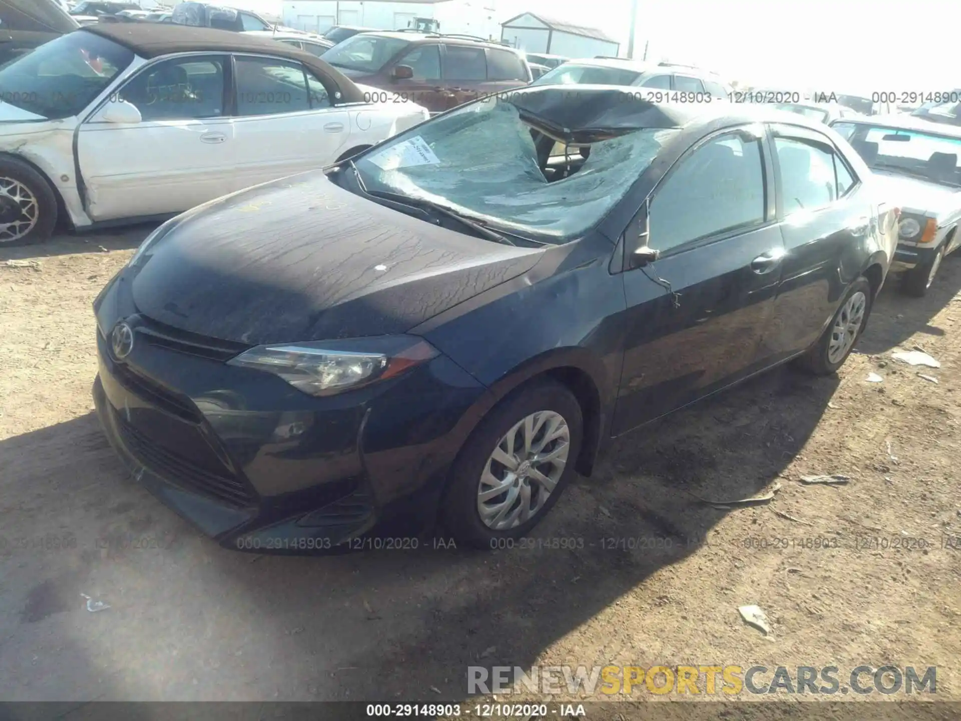 2 Photograph of a damaged car 2T1BURHE2KC192046 TOYOTA COROLLA 2019