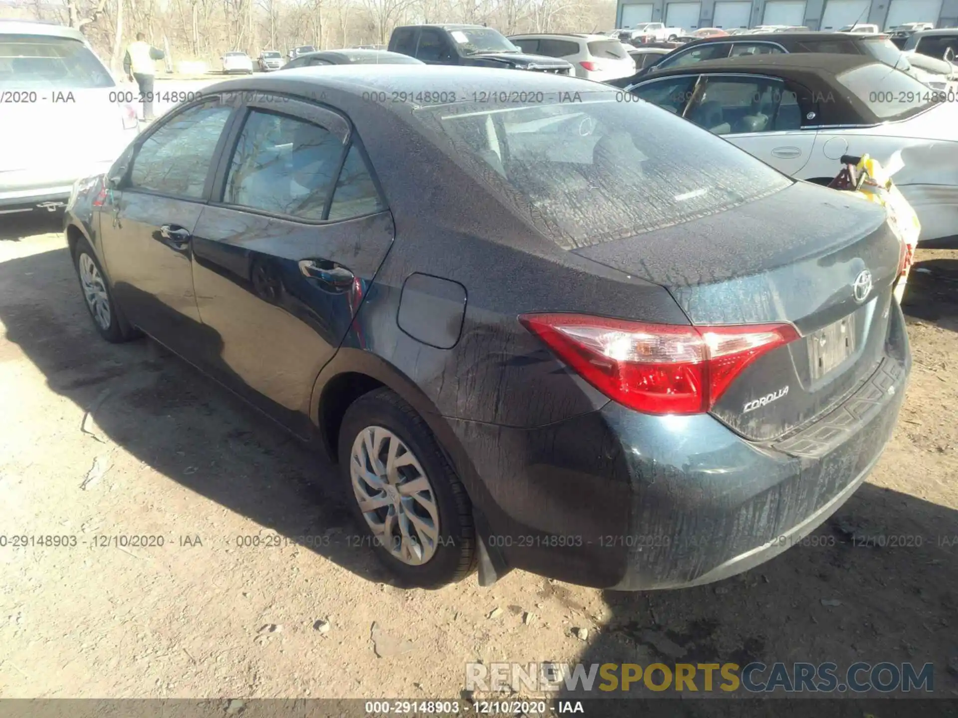 3 Photograph of a damaged car 2T1BURHE2KC192046 TOYOTA COROLLA 2019