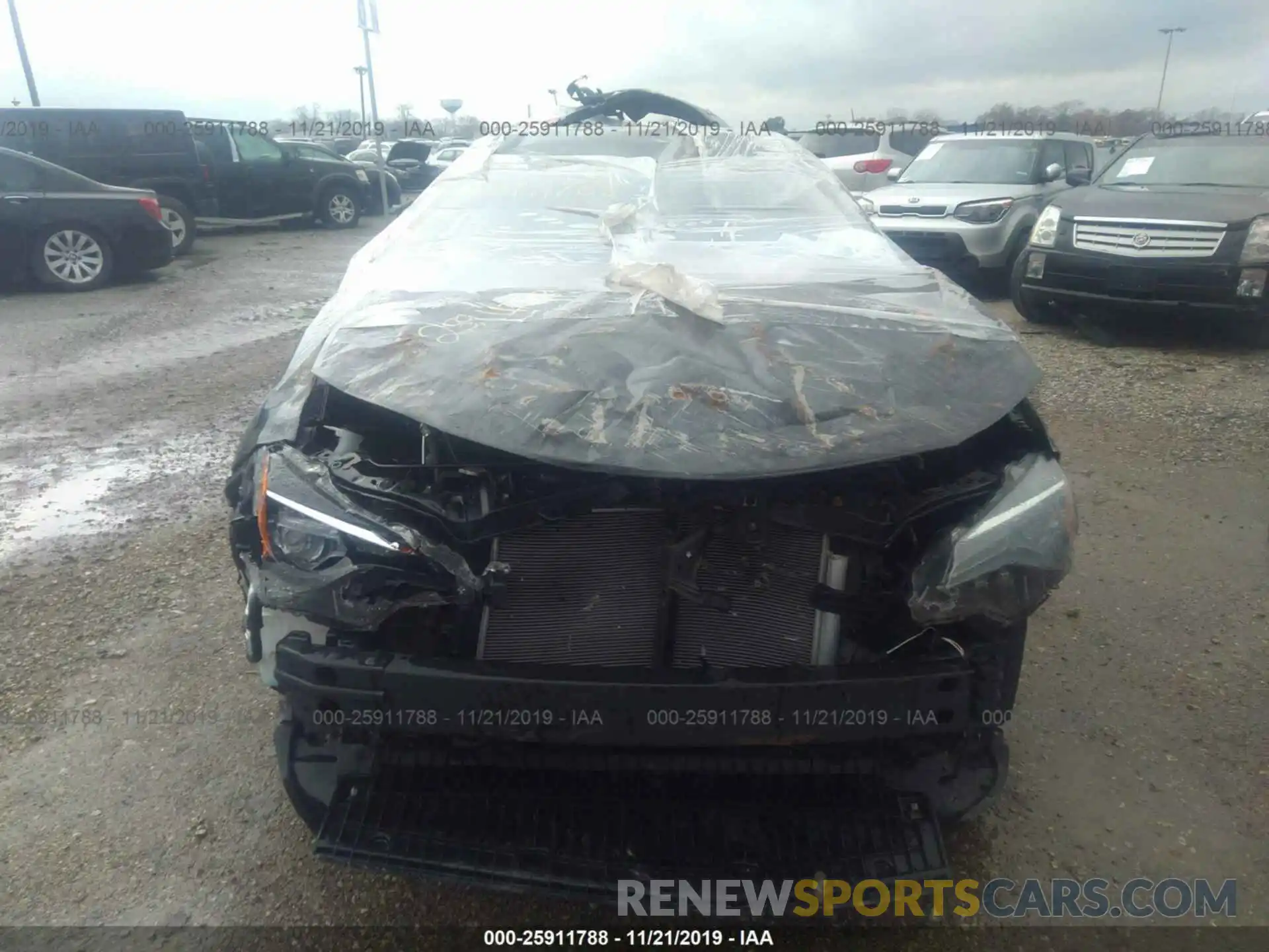 6 Photograph of a damaged car 2T1BURHE2KC192547 TOYOTA COROLLA 2019