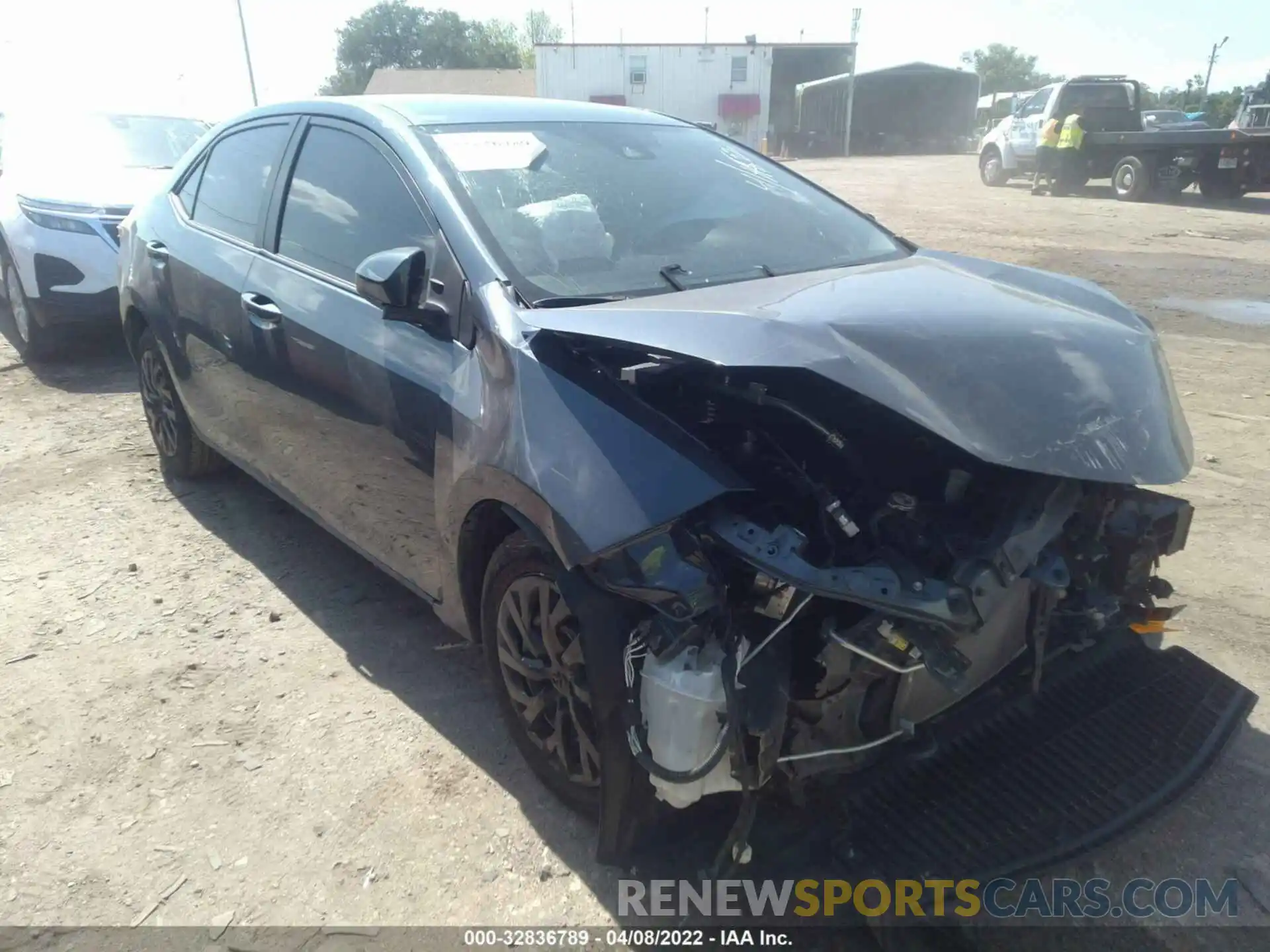 1 Photograph of a damaged car 2T1BURHE2KC192550 TOYOTA COROLLA 2019