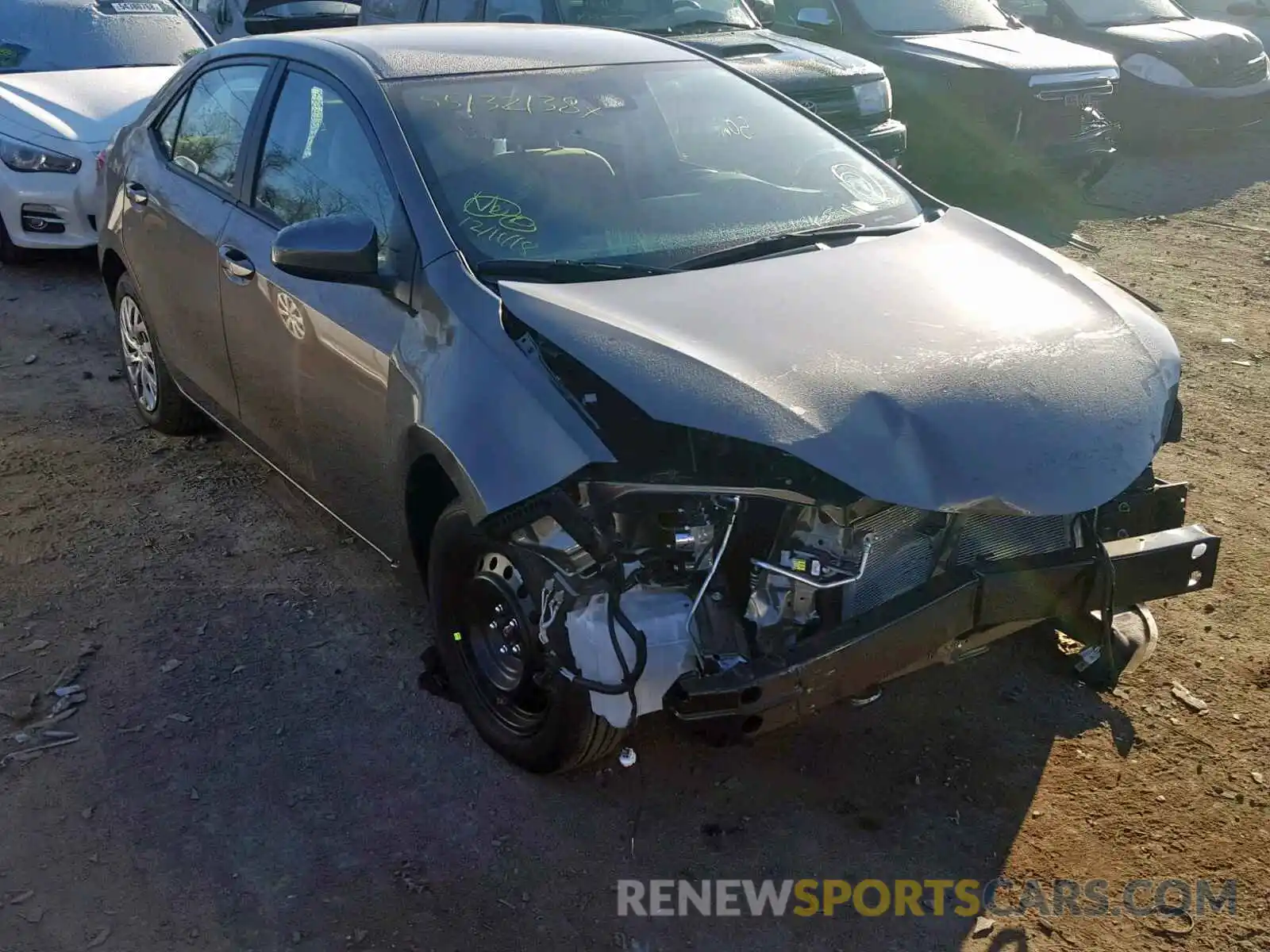 1 Photograph of a damaged car 2T1BURHE2KC192841 TOYOTA COROLLA 2019