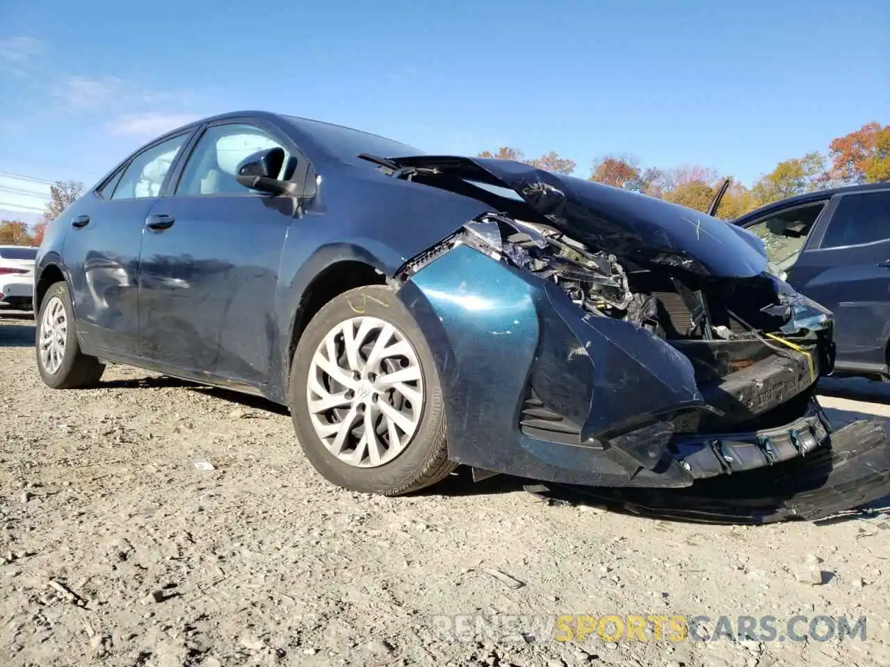 1 Photograph of a damaged car 2T1BURHE2KC194363 TOYOTA COROLLA 2019