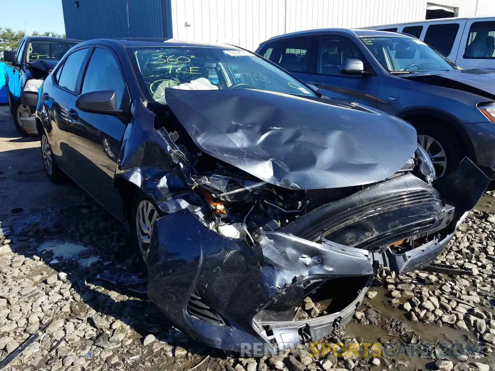 1 Photograph of a damaged car 2T1BURHE2KC194671 TOYOTA COROLLA 2019