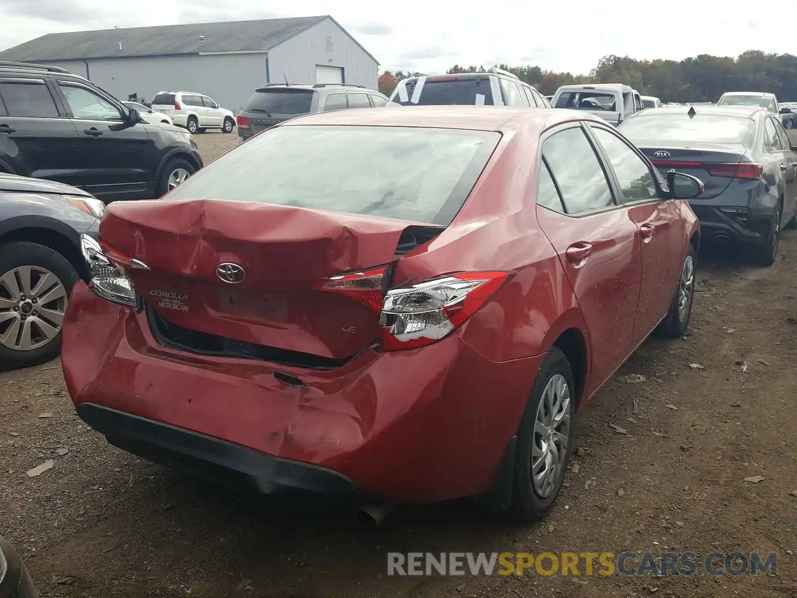 4 Photograph of a damaged car 2T1BURHE2KC195531 TOYOTA COROLLA 2019