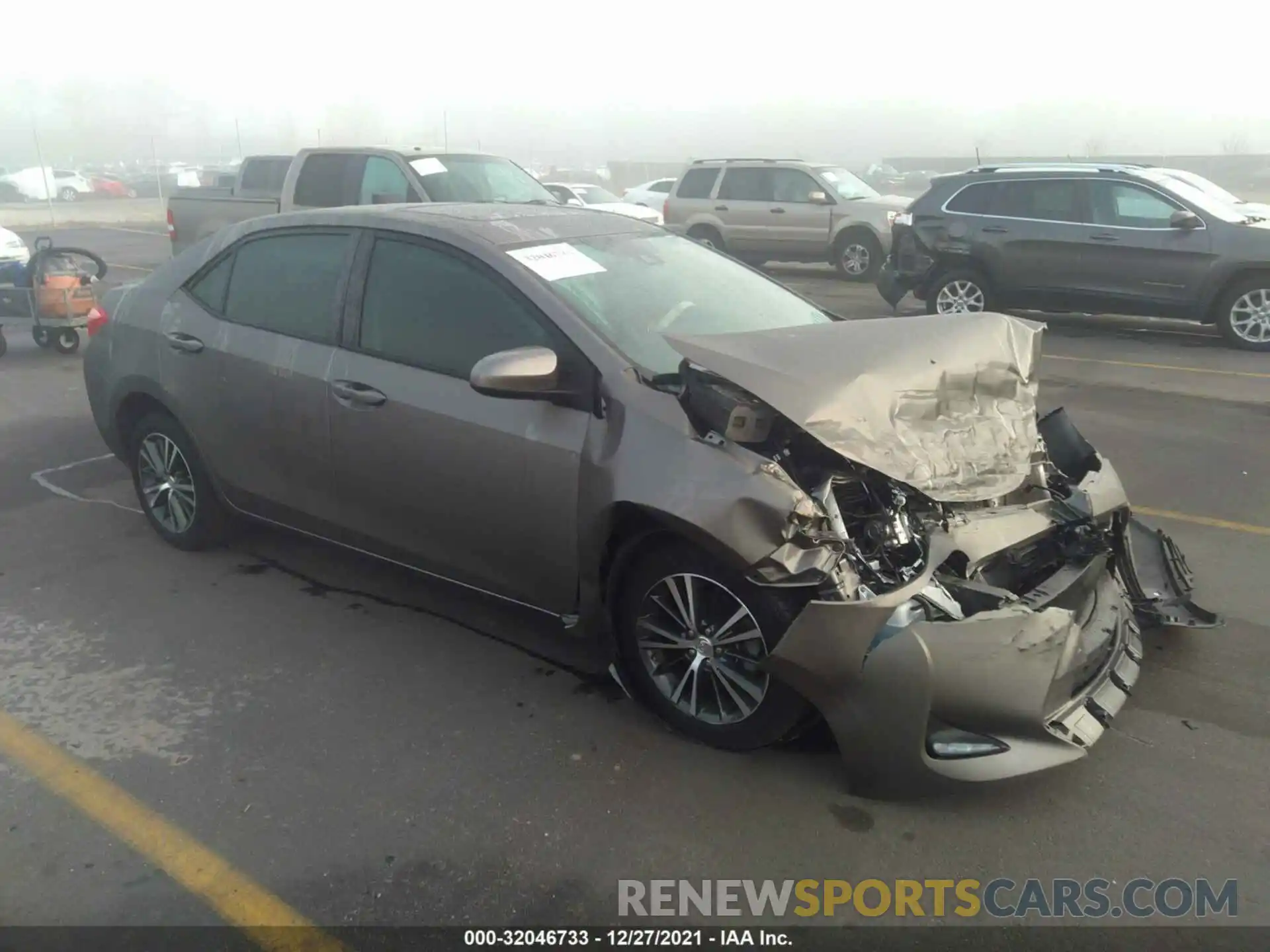 1 Photograph of a damaged car 2T1BURHE2KC198090 TOYOTA COROLLA 2019