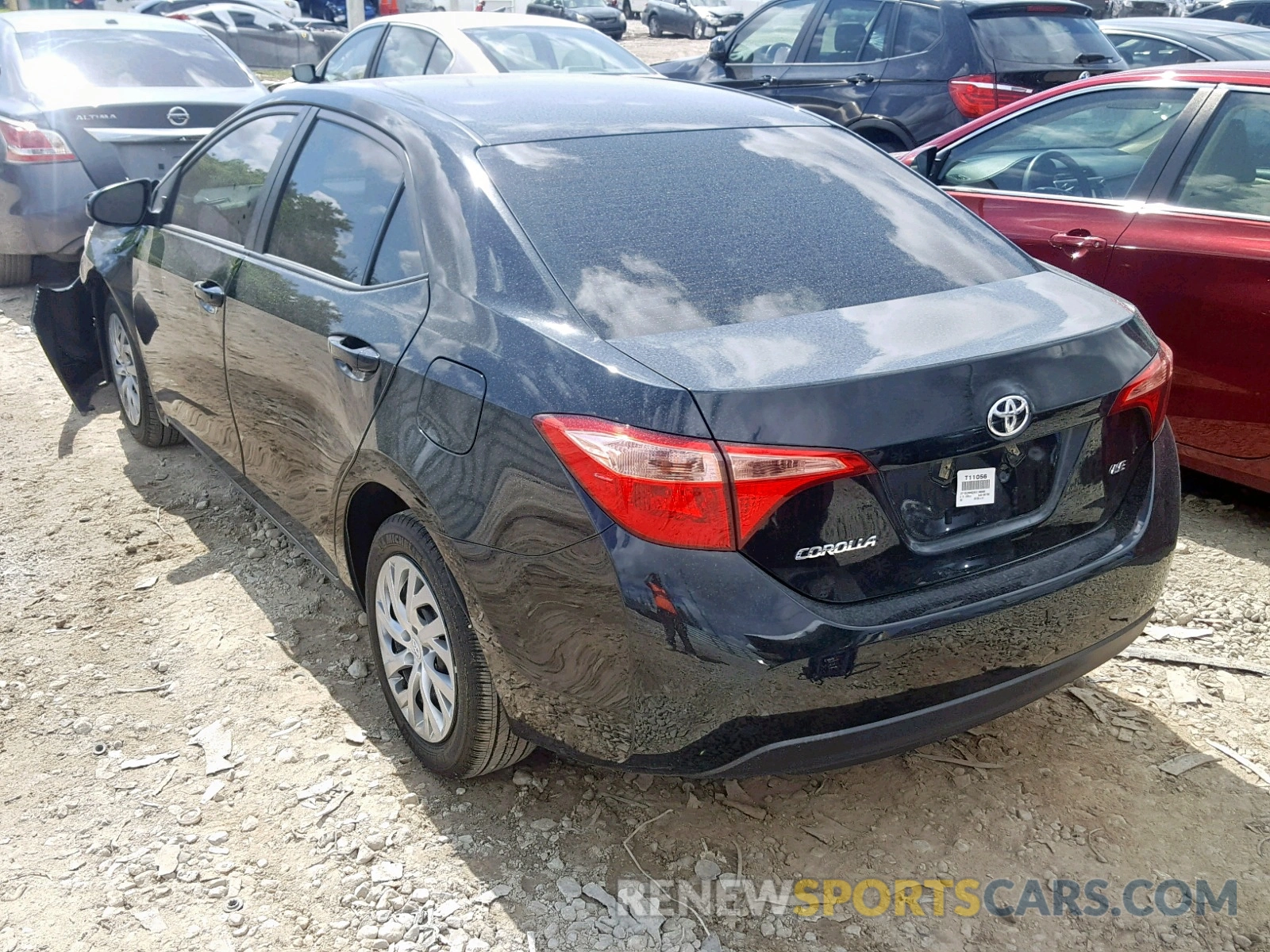 3 Photograph of a damaged car 2T1BURHE2KC198395 TOYOTA COROLLA 2019