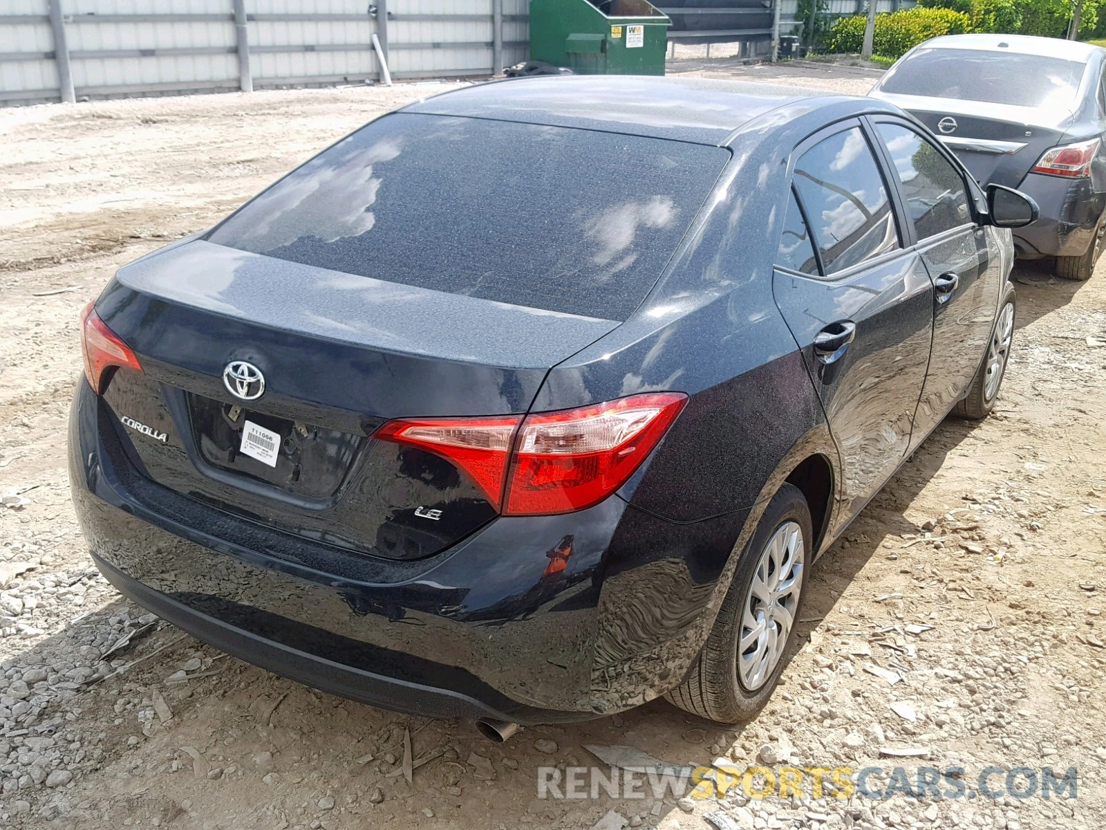 4 Photograph of a damaged car 2T1BURHE2KC198395 TOYOTA COROLLA 2019