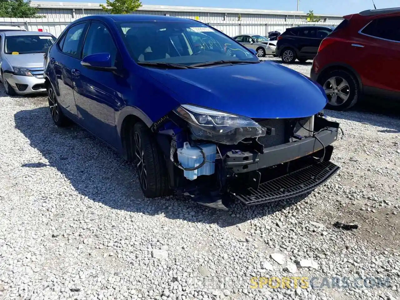 1 Photograph of a damaged car 2T1BURHE2KC198512 TOYOTA COROLLA 2019