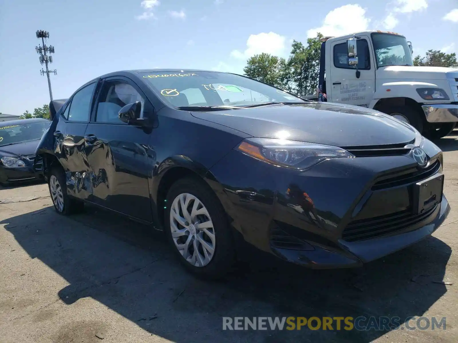 1 Photograph of a damaged car 2T1BURHE2KC199496 TOYOTA COROLLA 2019