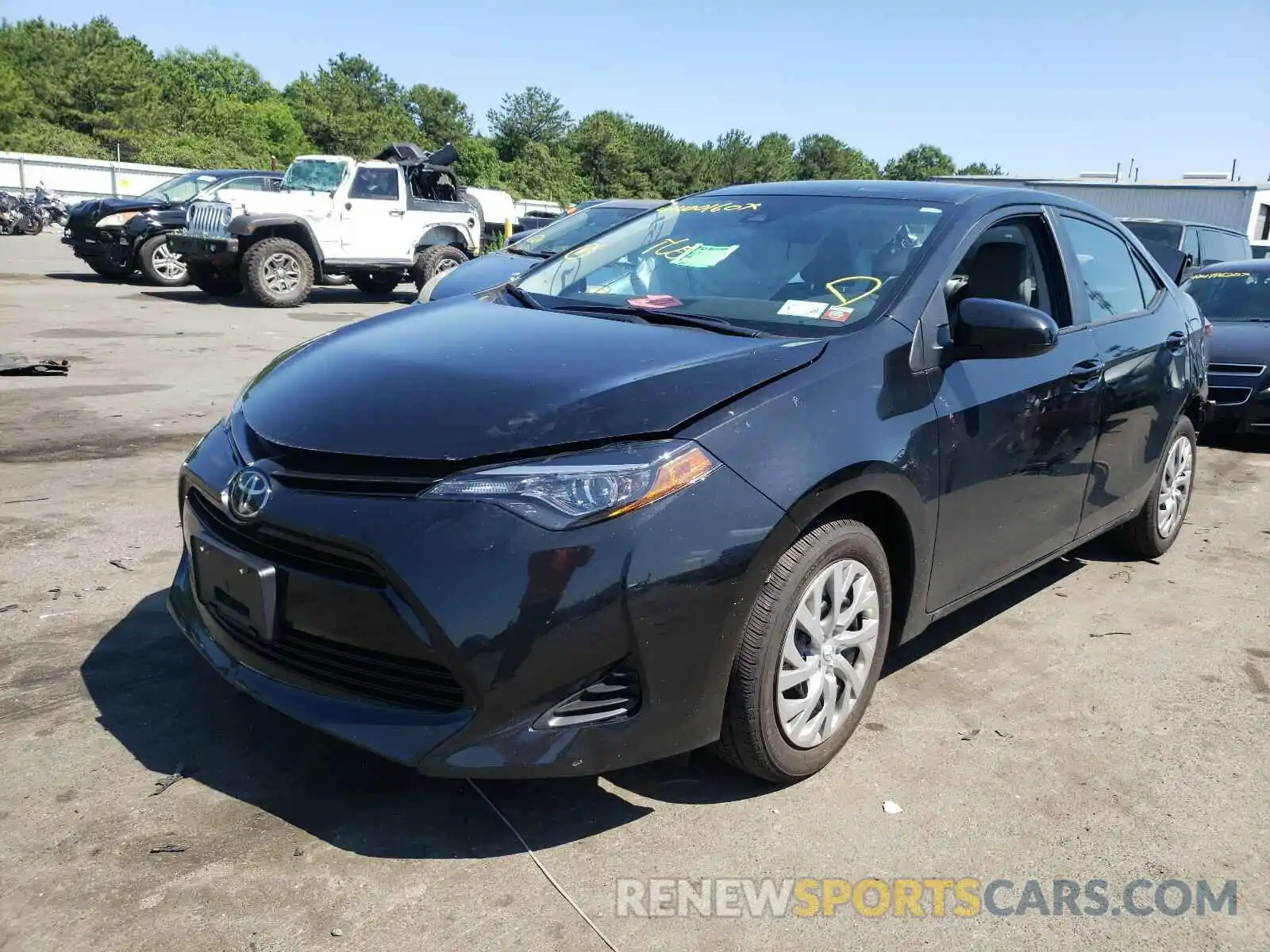 2 Photograph of a damaged car 2T1BURHE2KC199496 TOYOTA COROLLA 2019