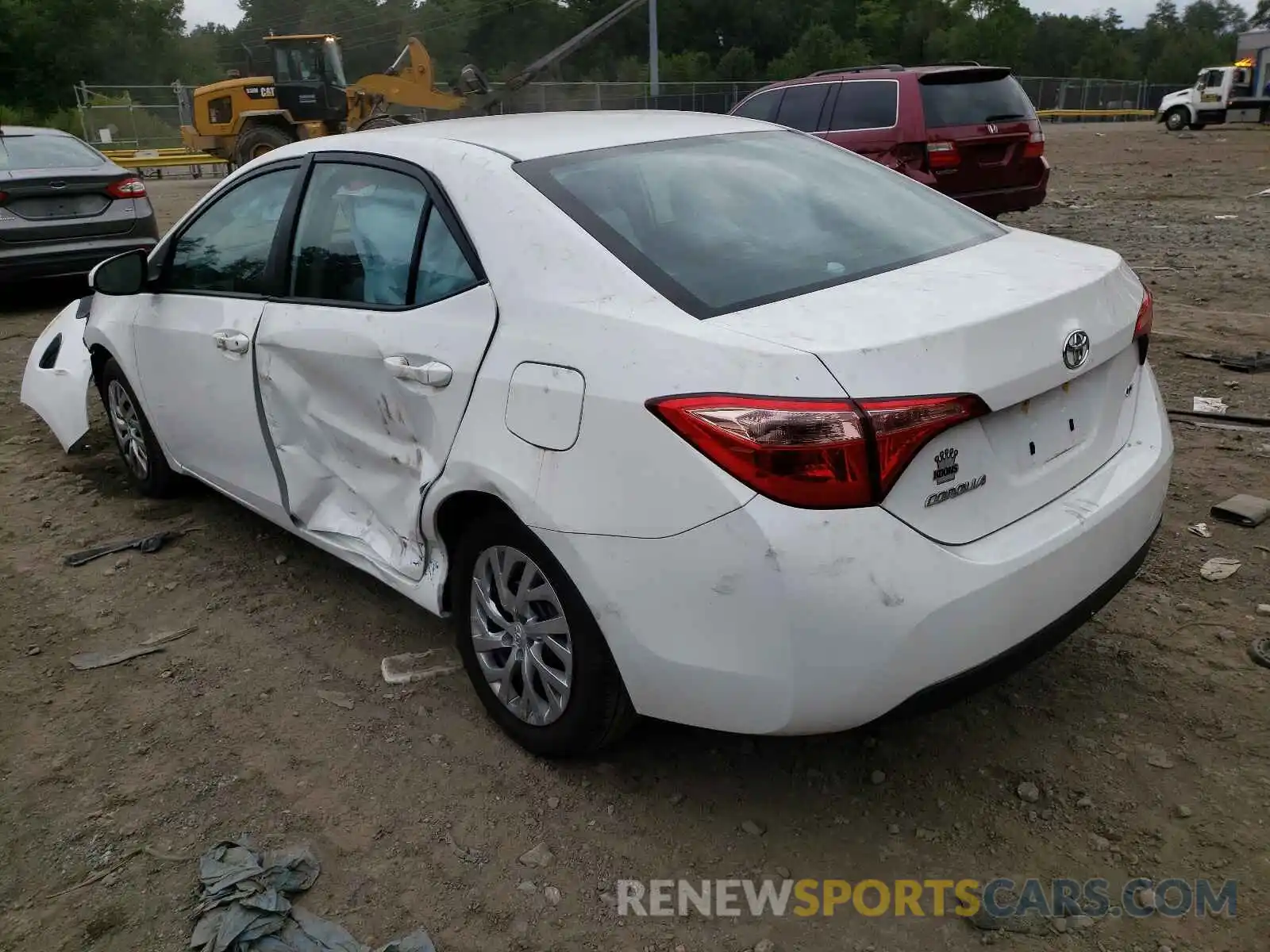 3 Photograph of a damaged car 2T1BURHE2KC199515 TOYOTA COROLLA 2019