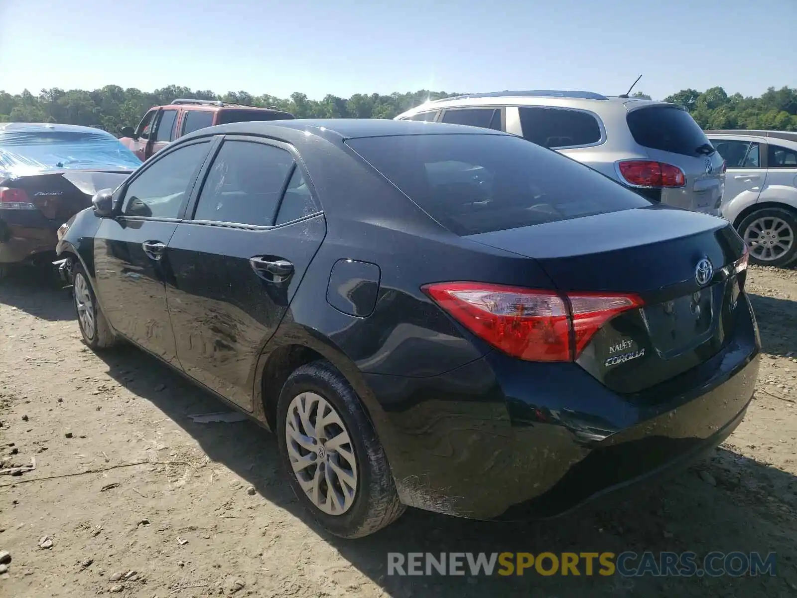 3 Photograph of a damaged car 2T1BURHE2KC199773 TOYOTA COROLLA 2019