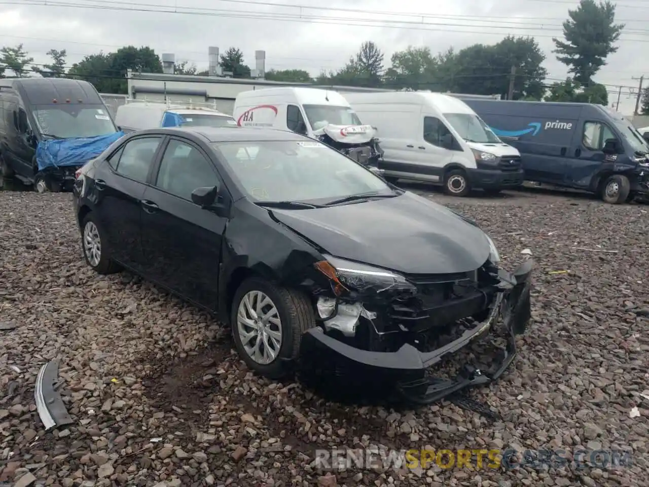 1 Photograph of a damaged car 2T1BURHE2KC200226 TOYOTA COROLLA 2019