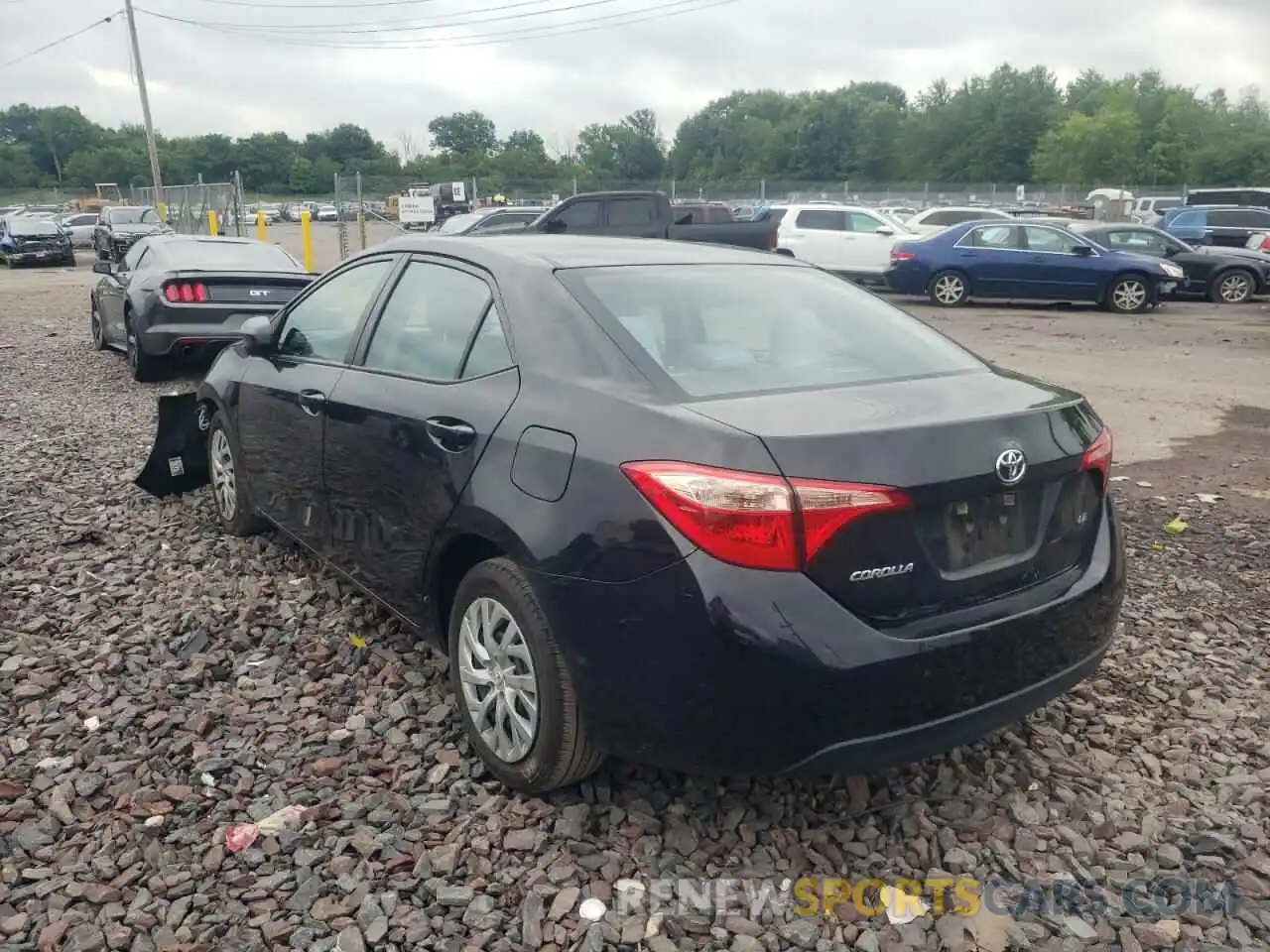 3 Photograph of a damaged car 2T1BURHE2KC200226 TOYOTA COROLLA 2019