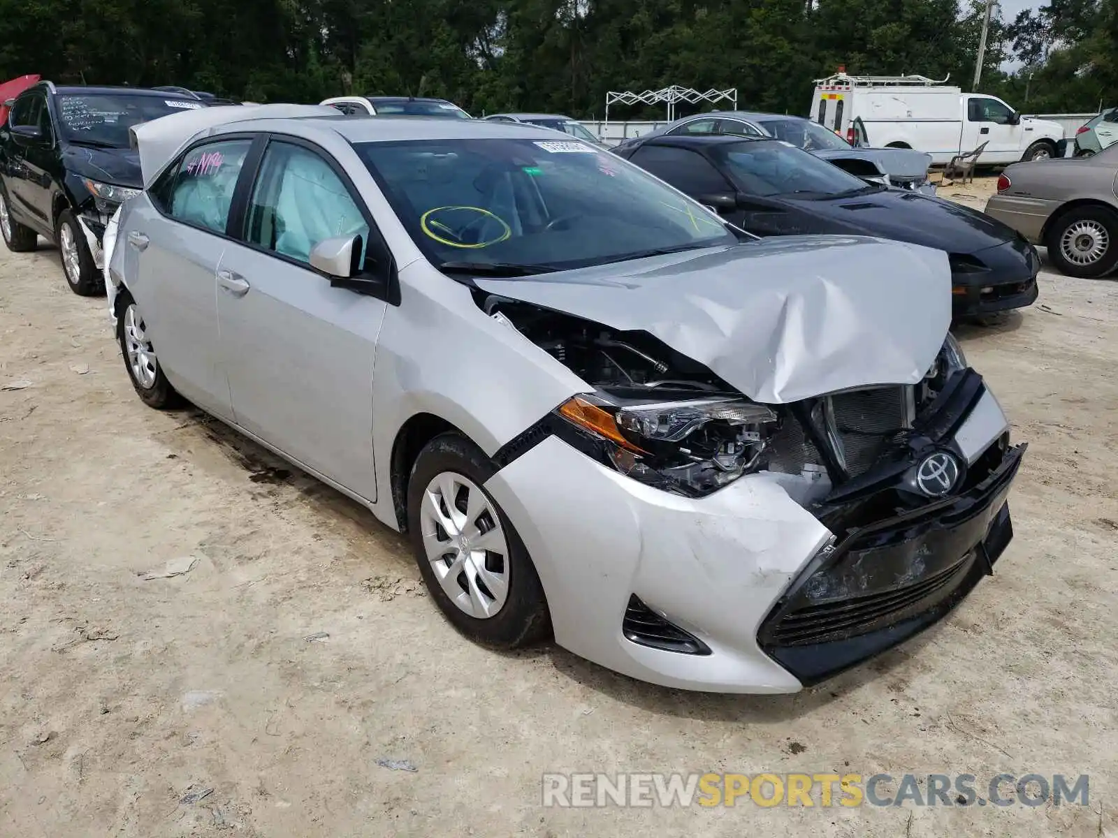 1 Photograph of a damaged car 2T1BURHE2KC200503 TOYOTA COROLLA 2019