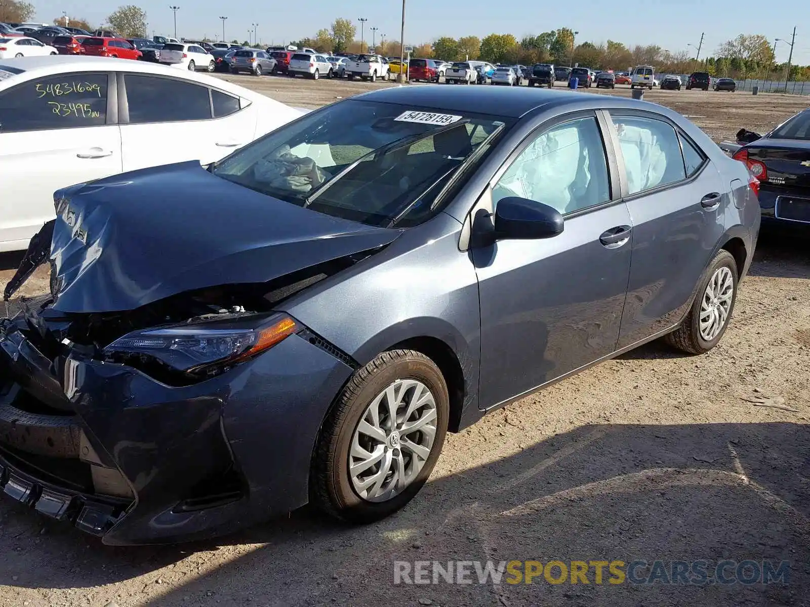 2 Photograph of a damaged car 2T1BURHE2KC200842 TOYOTA COROLLA 2019