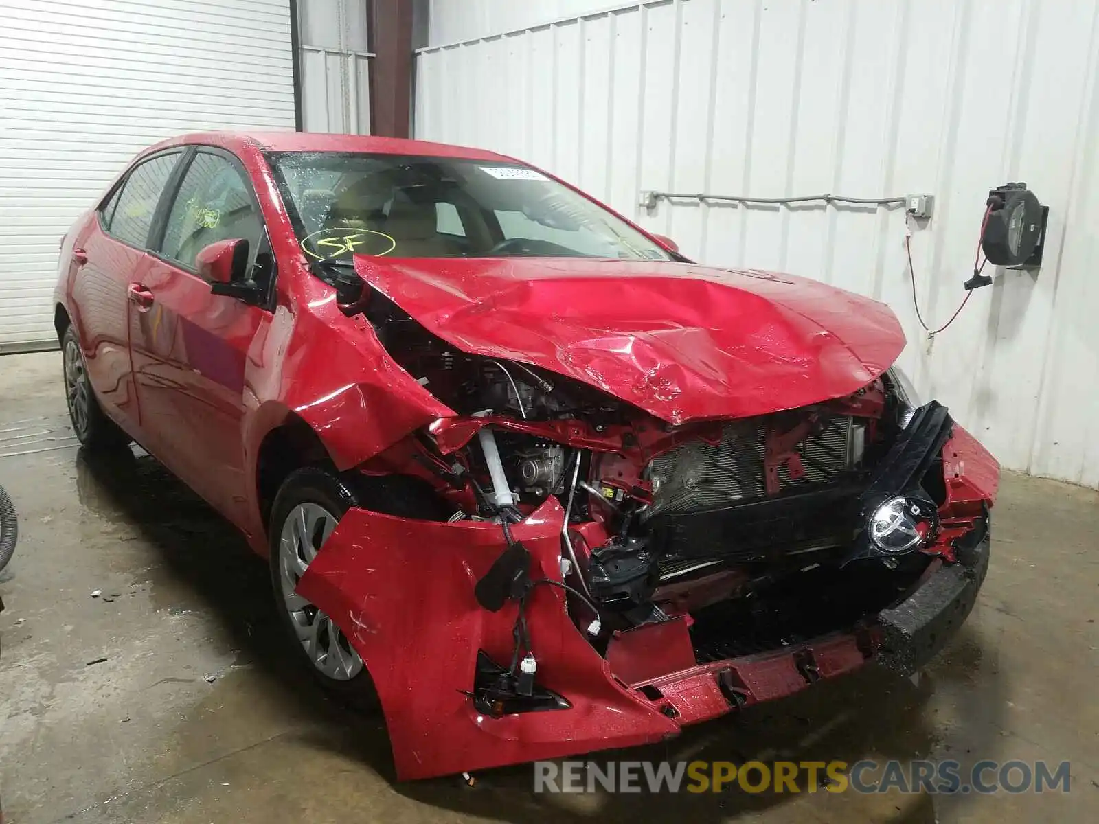 1 Photograph of a damaged car 2T1BURHE2KC200906 TOYOTA COROLLA 2019