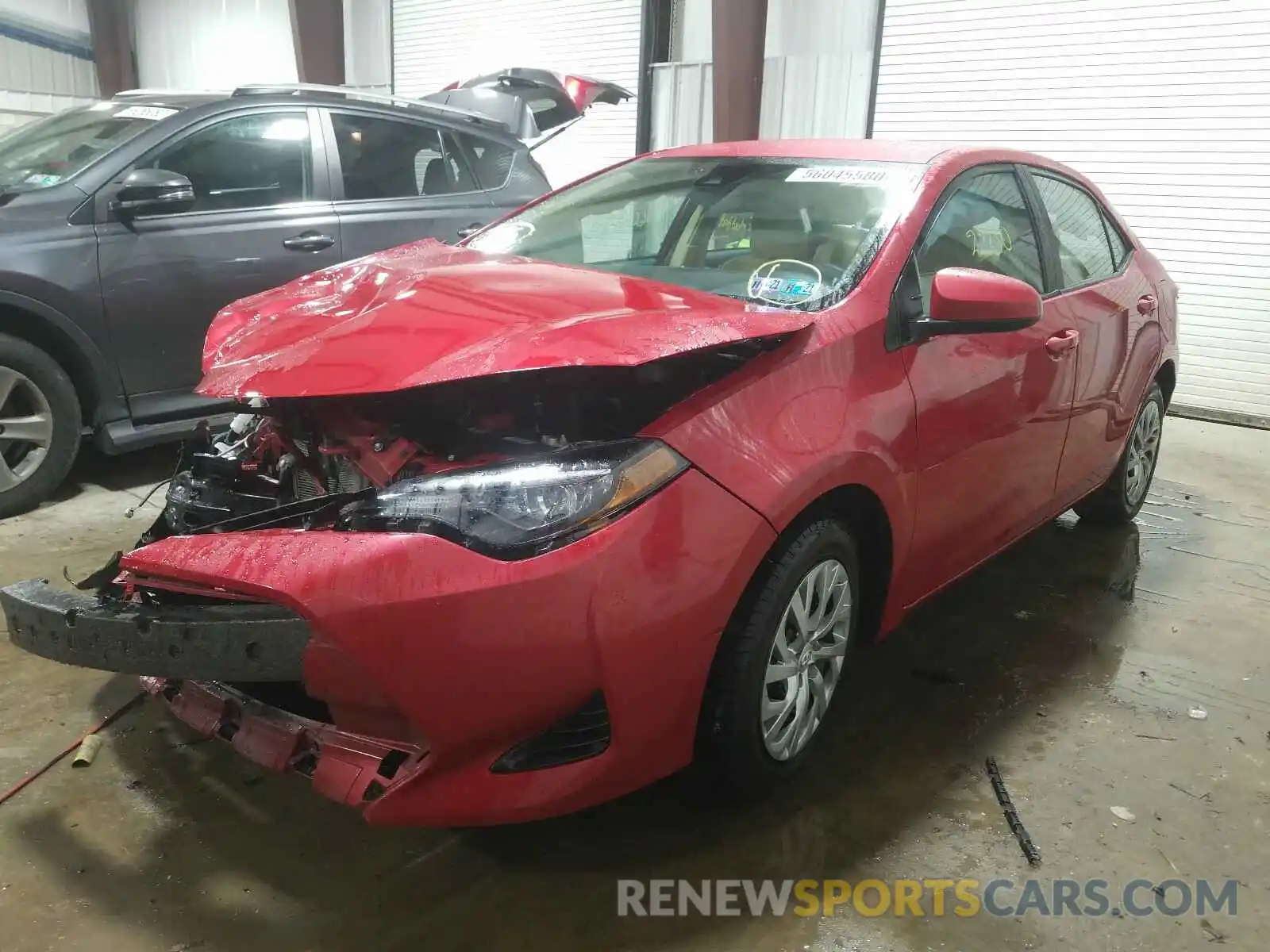 2 Photograph of a damaged car 2T1BURHE2KC200906 TOYOTA COROLLA 2019