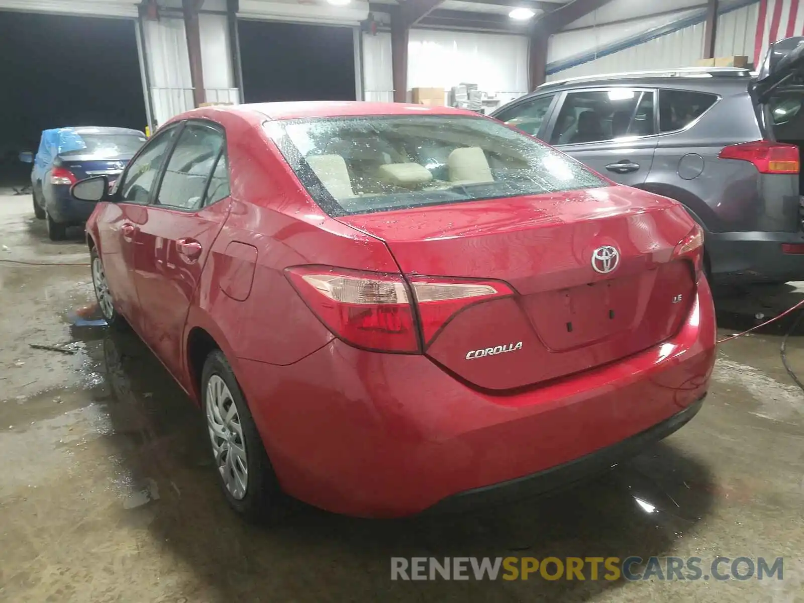 3 Photograph of a damaged car 2T1BURHE2KC200906 TOYOTA COROLLA 2019