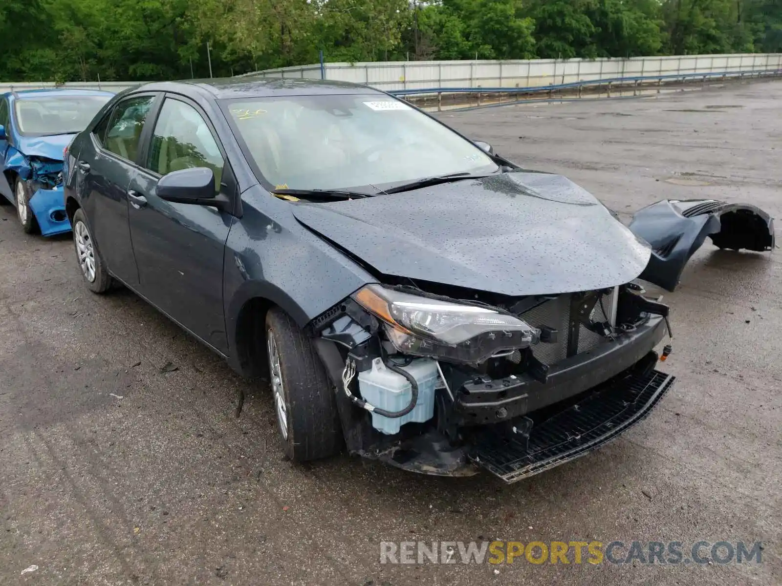 1 Photograph of a damaged car 2T1BURHE2KC200968 TOYOTA COROLLA 2019