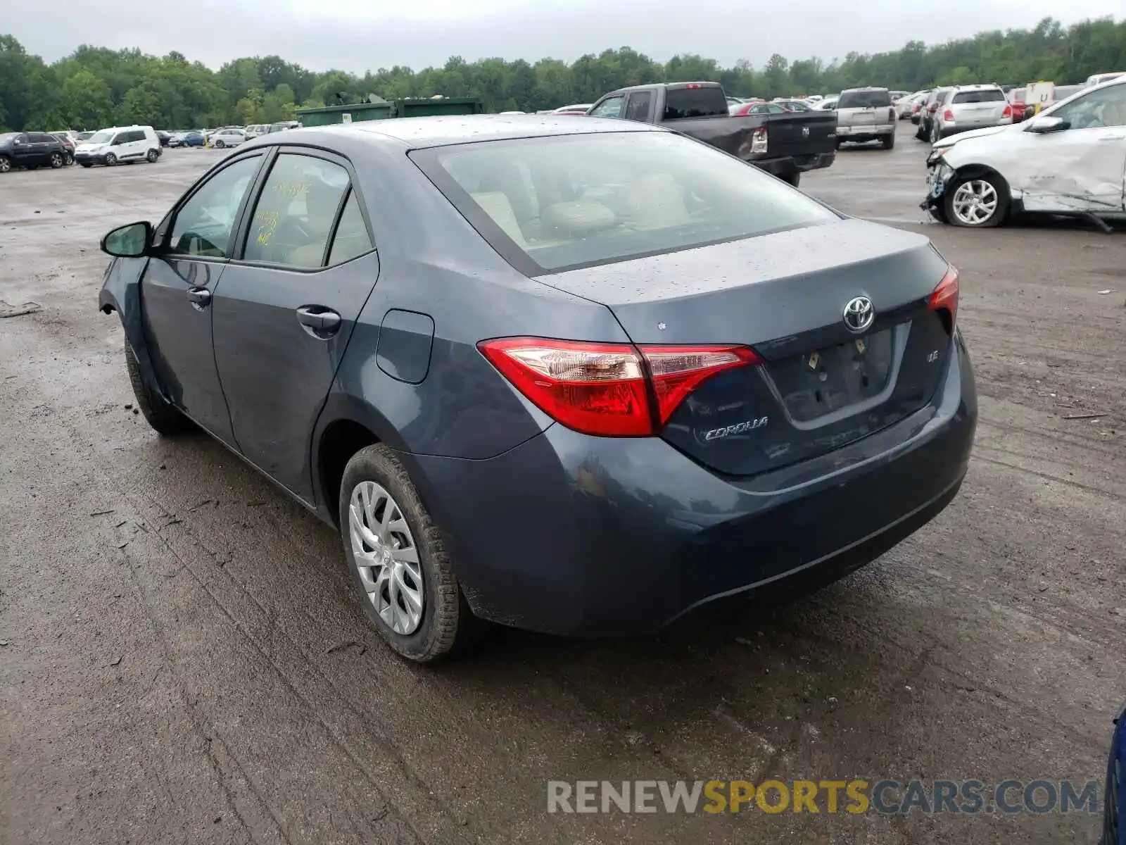 3 Photograph of a damaged car 2T1BURHE2KC200968 TOYOTA COROLLA 2019