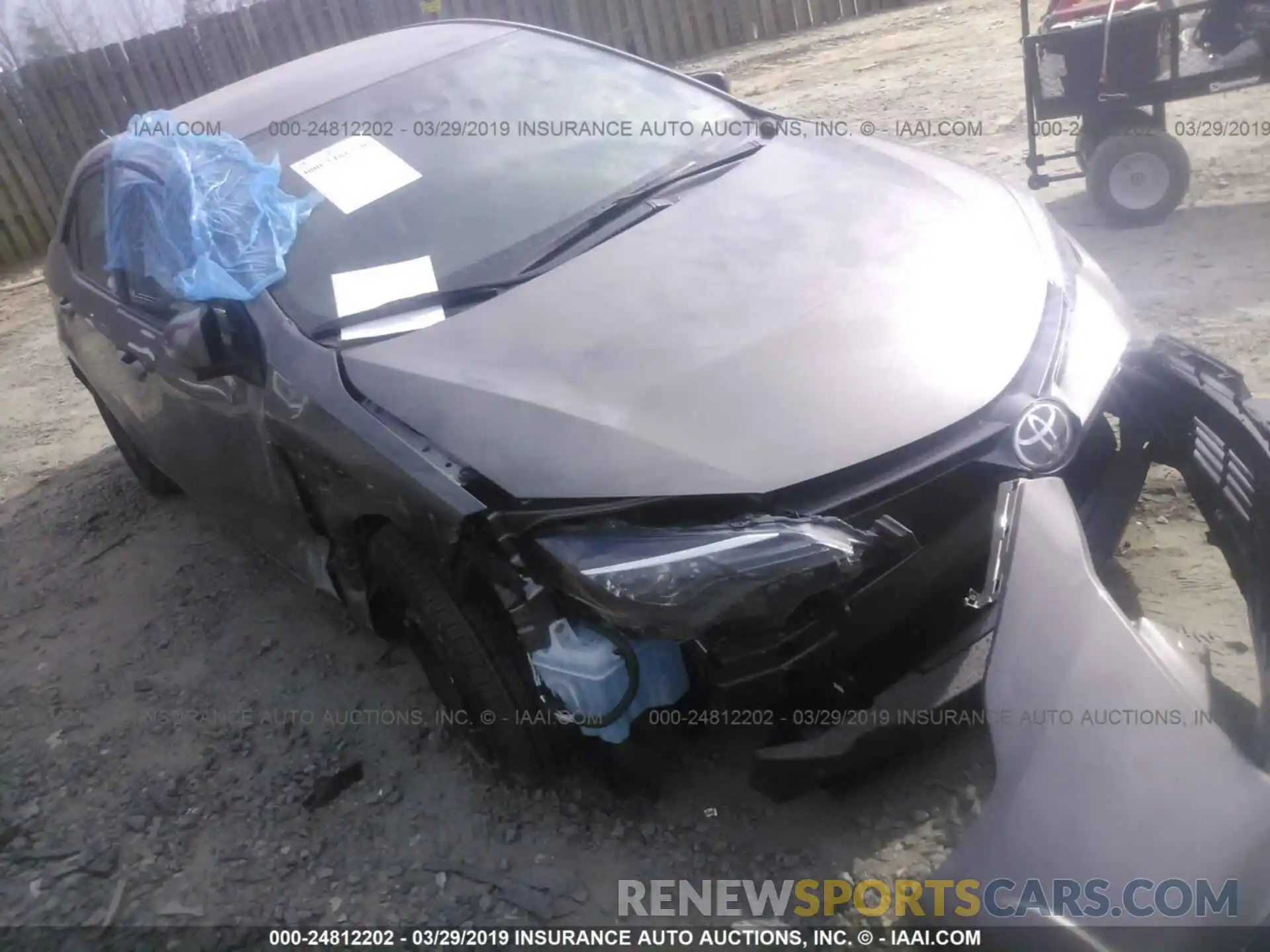 1 Photograph of a damaged car 2T1BURHE2KC201151 TOYOTA COROLLA 2019