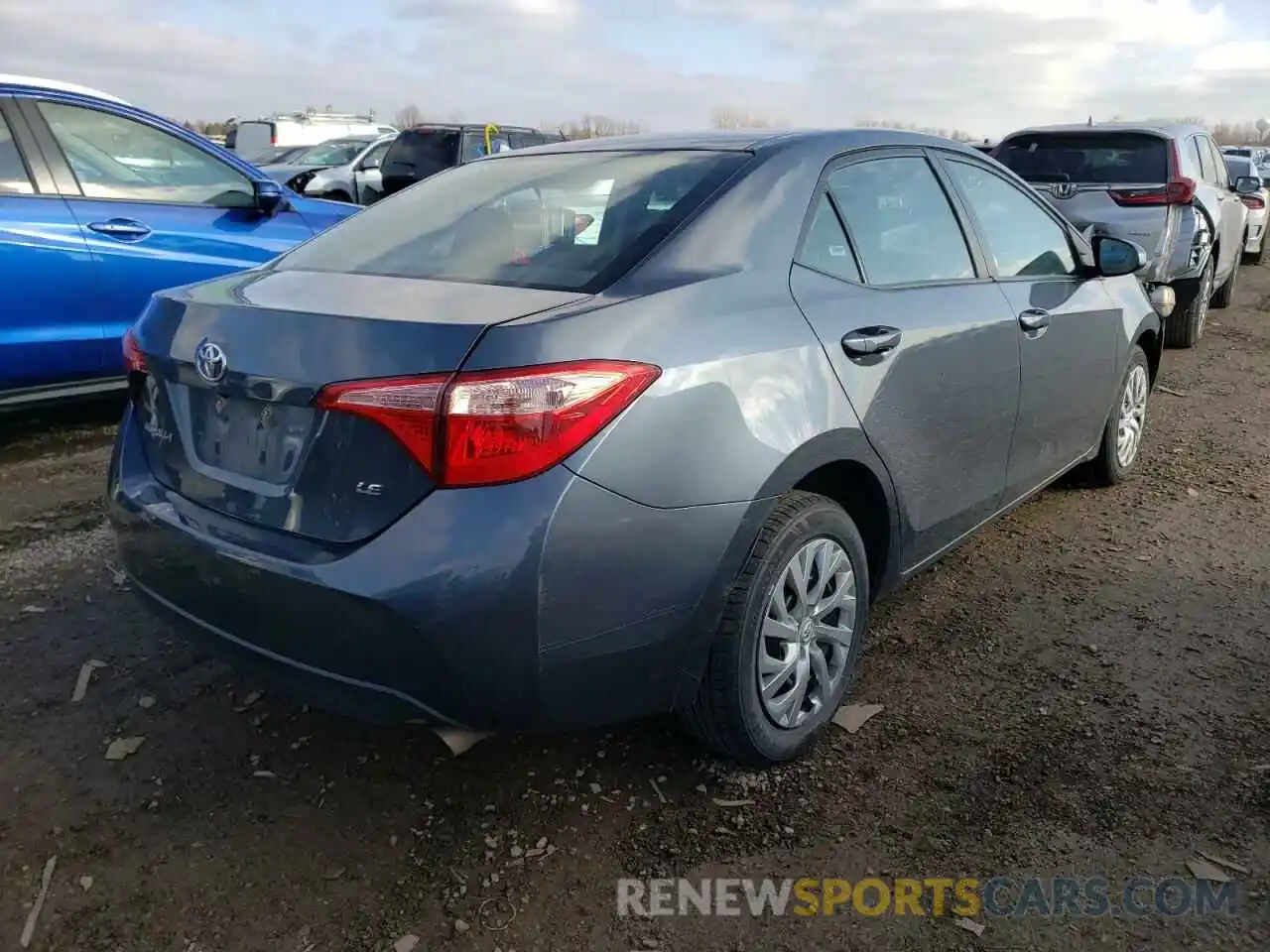 4 Photograph of a damaged car 2T1BURHE2KC201599 TOYOTA COROLLA 2019