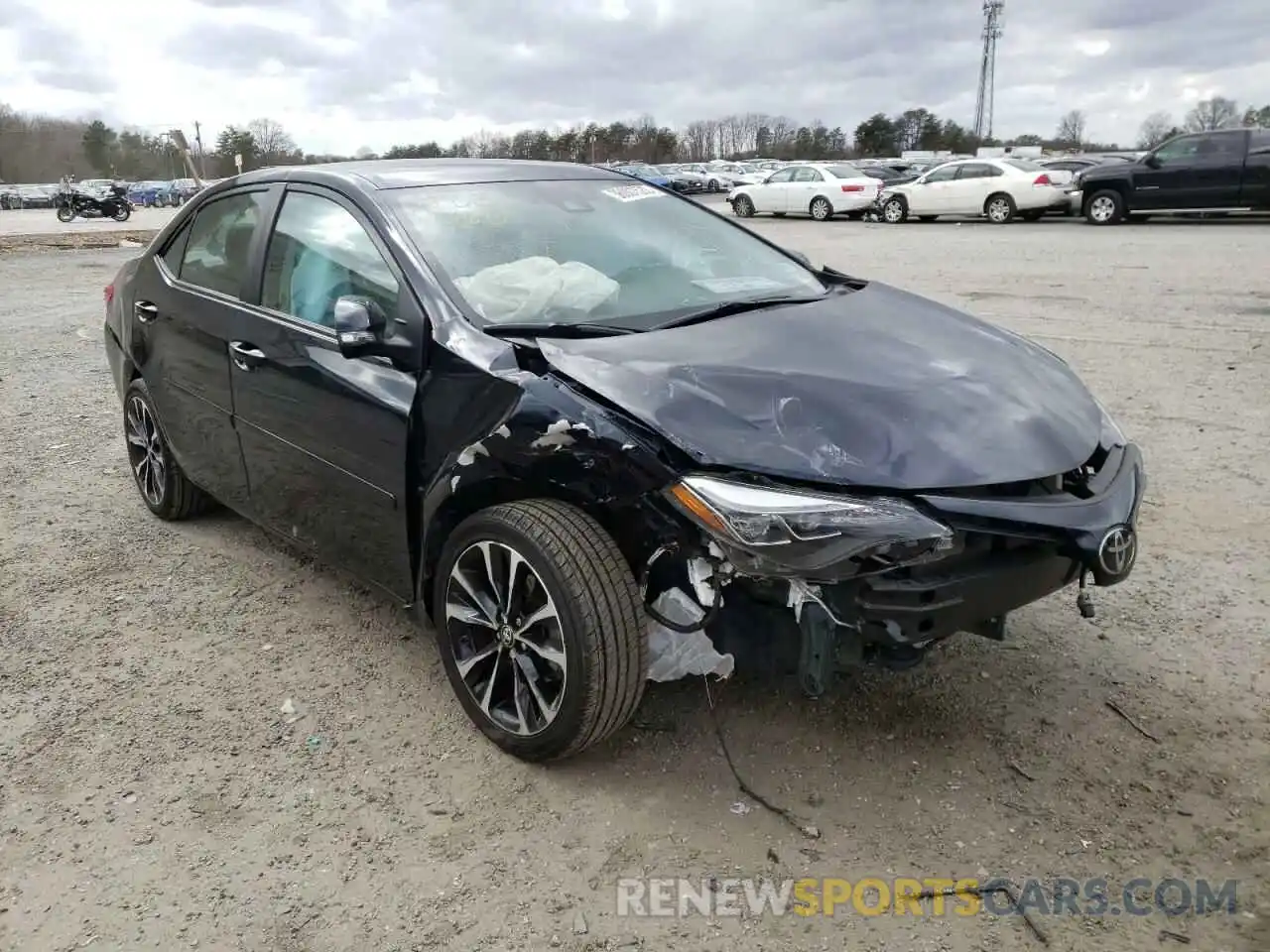 1 Photograph of a damaged car 2T1BURHE2KC201862 TOYOTA COROLLA 2019