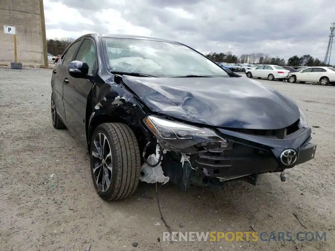 9 Photograph of a damaged car 2T1BURHE2KC201862 TOYOTA COROLLA 2019