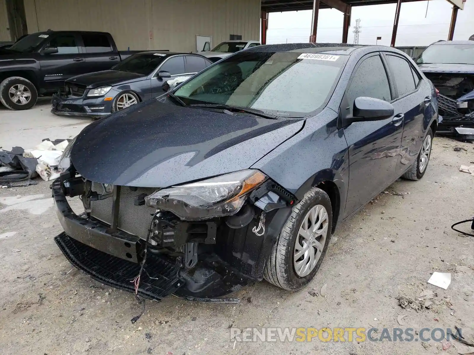 2 Photograph of a damaged car 2T1BURHE2KC201960 TOYOTA COROLLA 2019