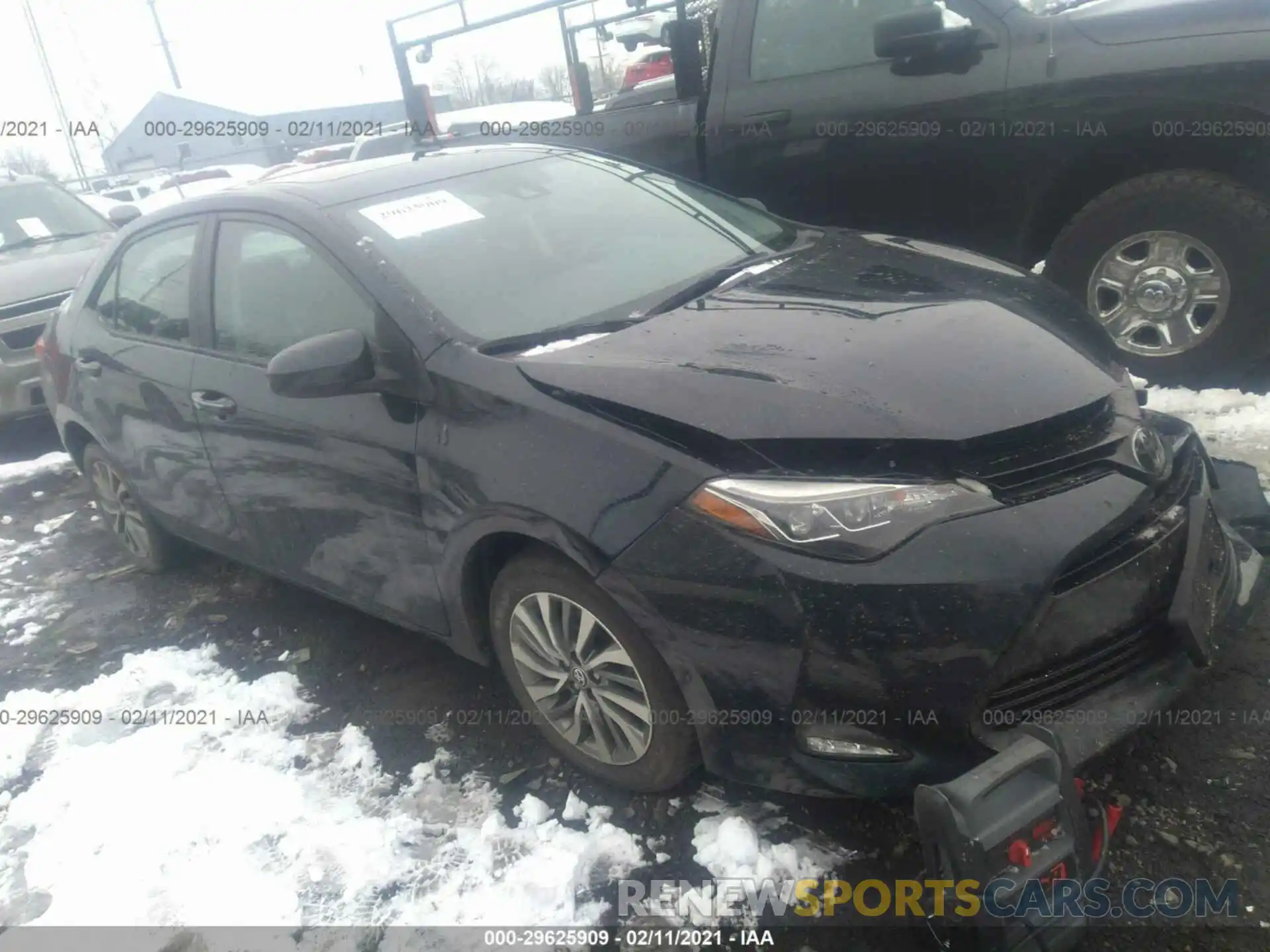 1 Photograph of a damaged car 2T1BURHE2KC203112 TOYOTA COROLLA 2019