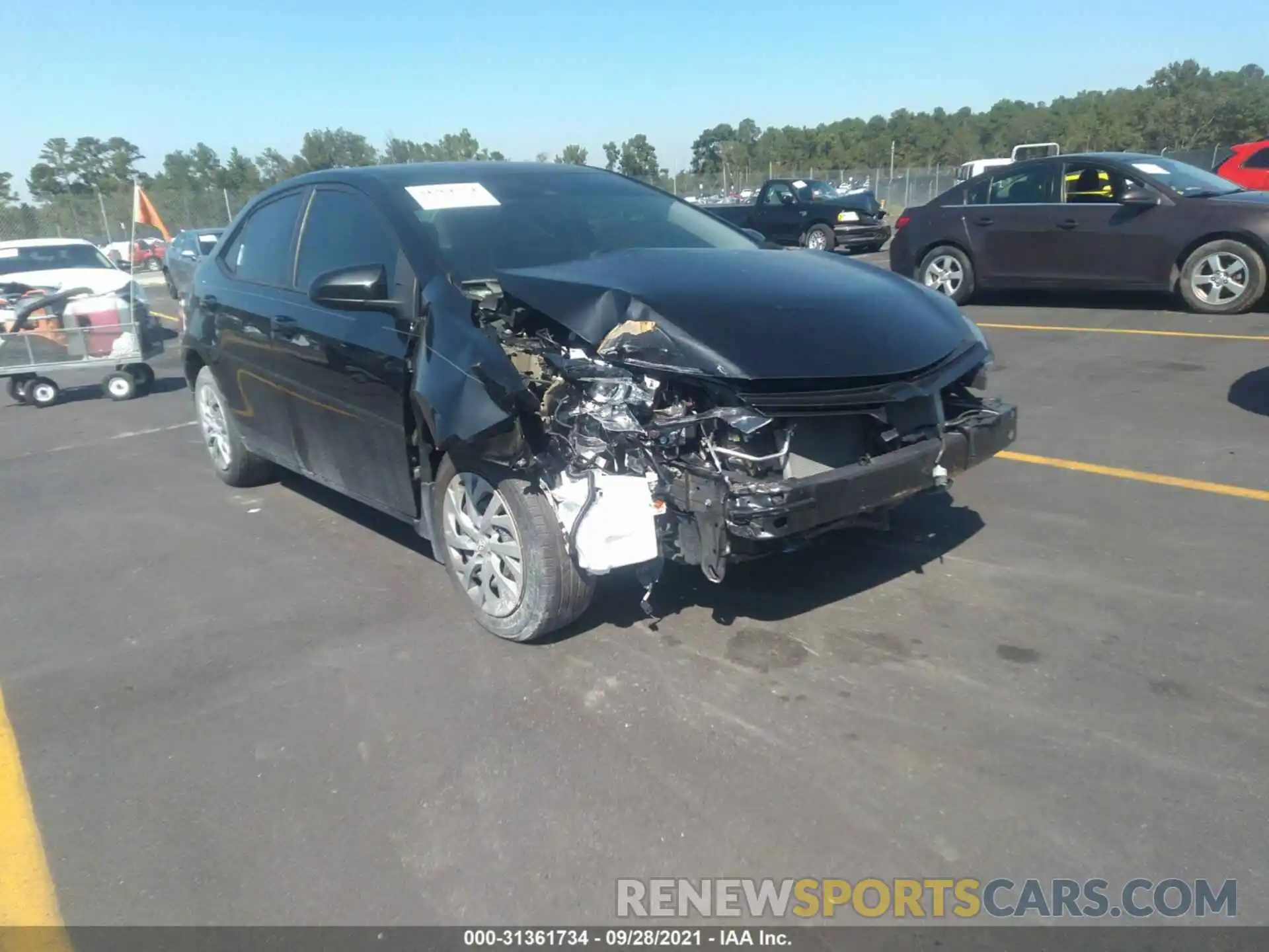 6 Photograph of a damaged car 2T1BURHE2KC203417 TOYOTA COROLLA 2019