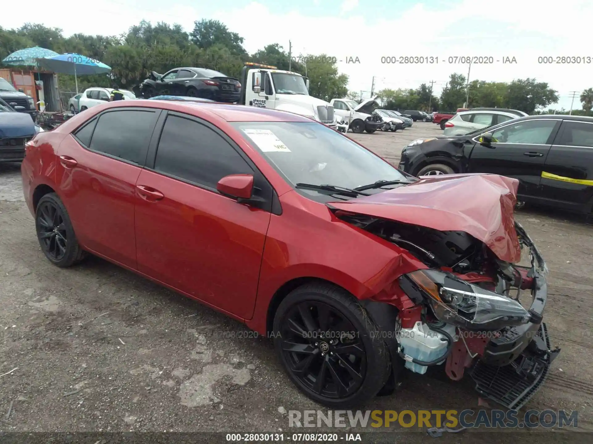 1 Photograph of a damaged car 2T1BURHE2KC203532 TOYOTA COROLLA 2019