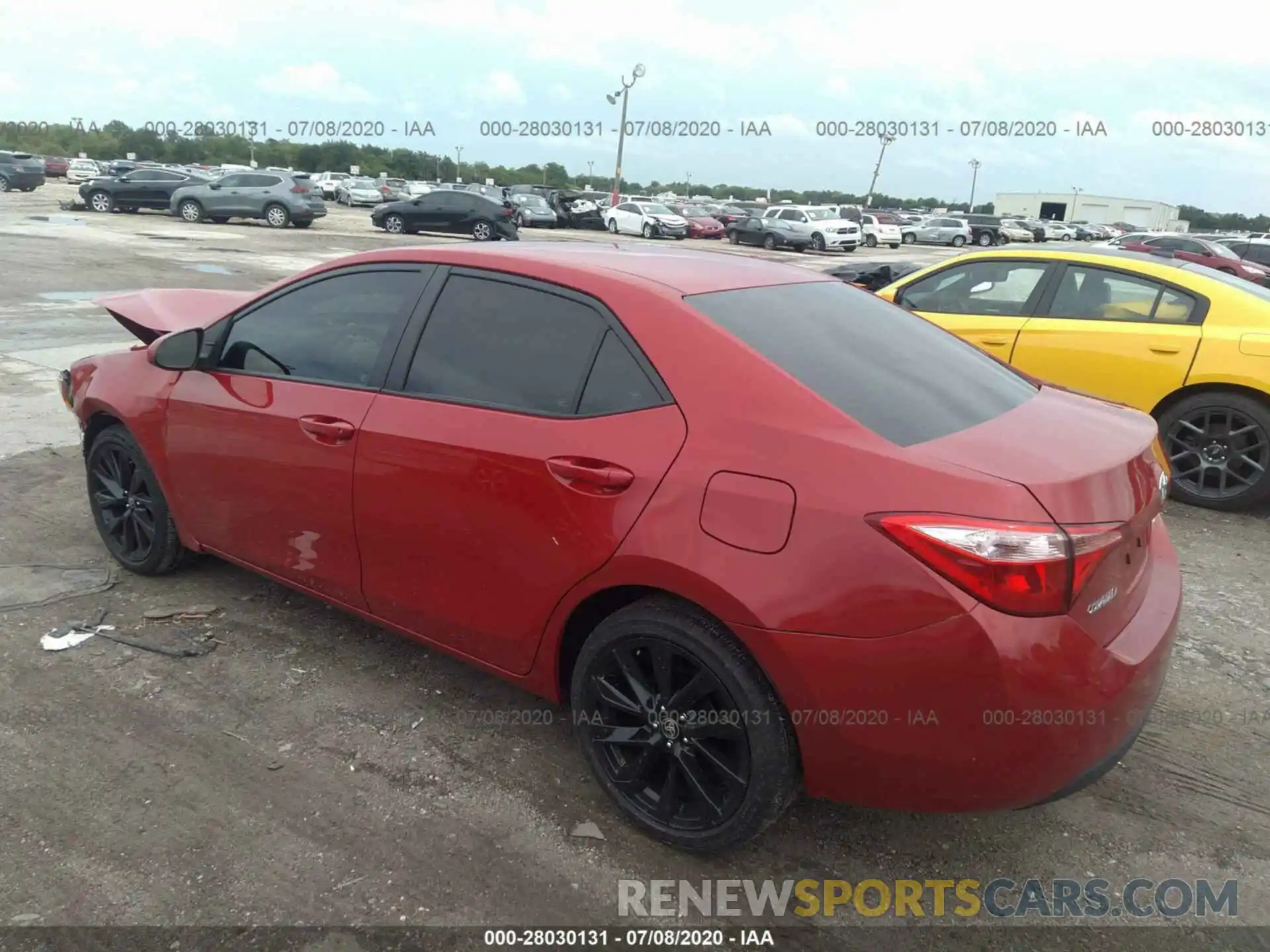 3 Photograph of a damaged car 2T1BURHE2KC203532 TOYOTA COROLLA 2019