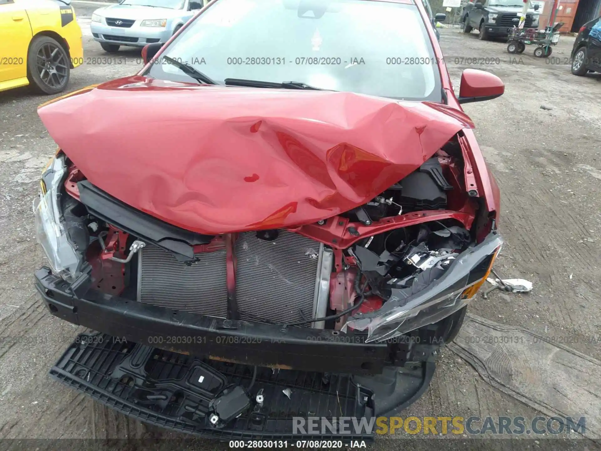 6 Photograph of a damaged car 2T1BURHE2KC203532 TOYOTA COROLLA 2019