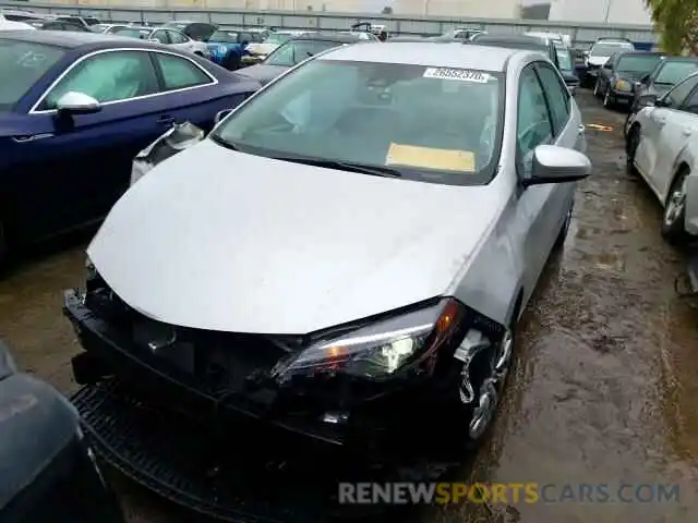 2 Photograph of a damaged car 2T1BURHE2KC203708 TOYOTA COROLLA 2019