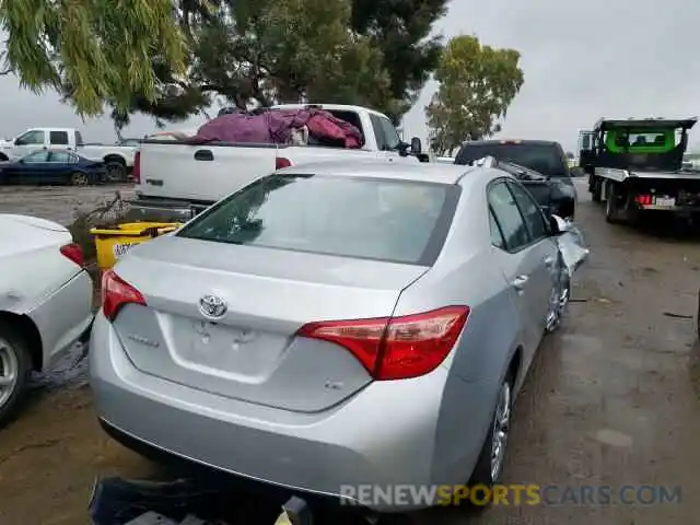 4 Photograph of a damaged car 2T1BURHE2KC203708 TOYOTA COROLLA 2019