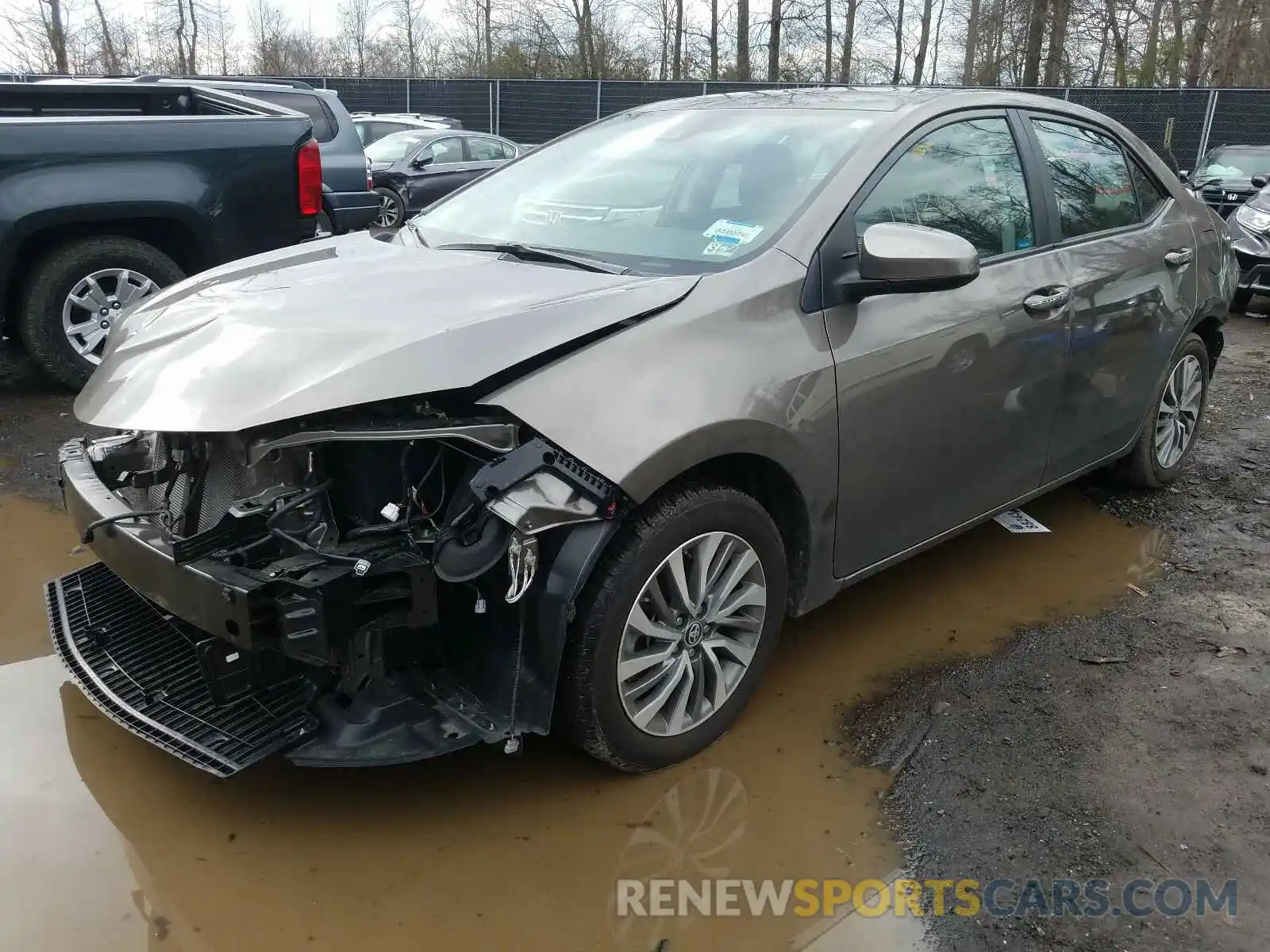 2 Photograph of a damaged car 2T1BURHE2KC203949 TOYOTA COROLLA 2019