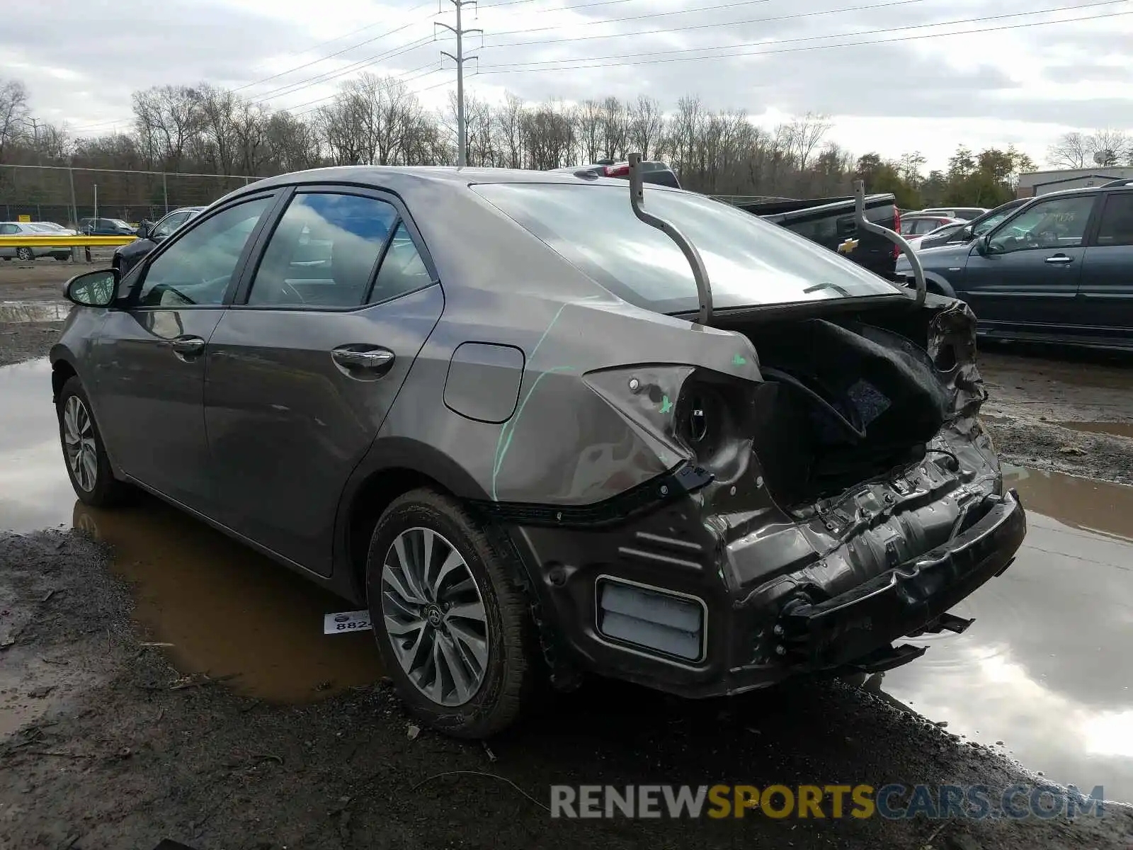 3 Photograph of a damaged car 2T1BURHE2KC203949 TOYOTA COROLLA 2019